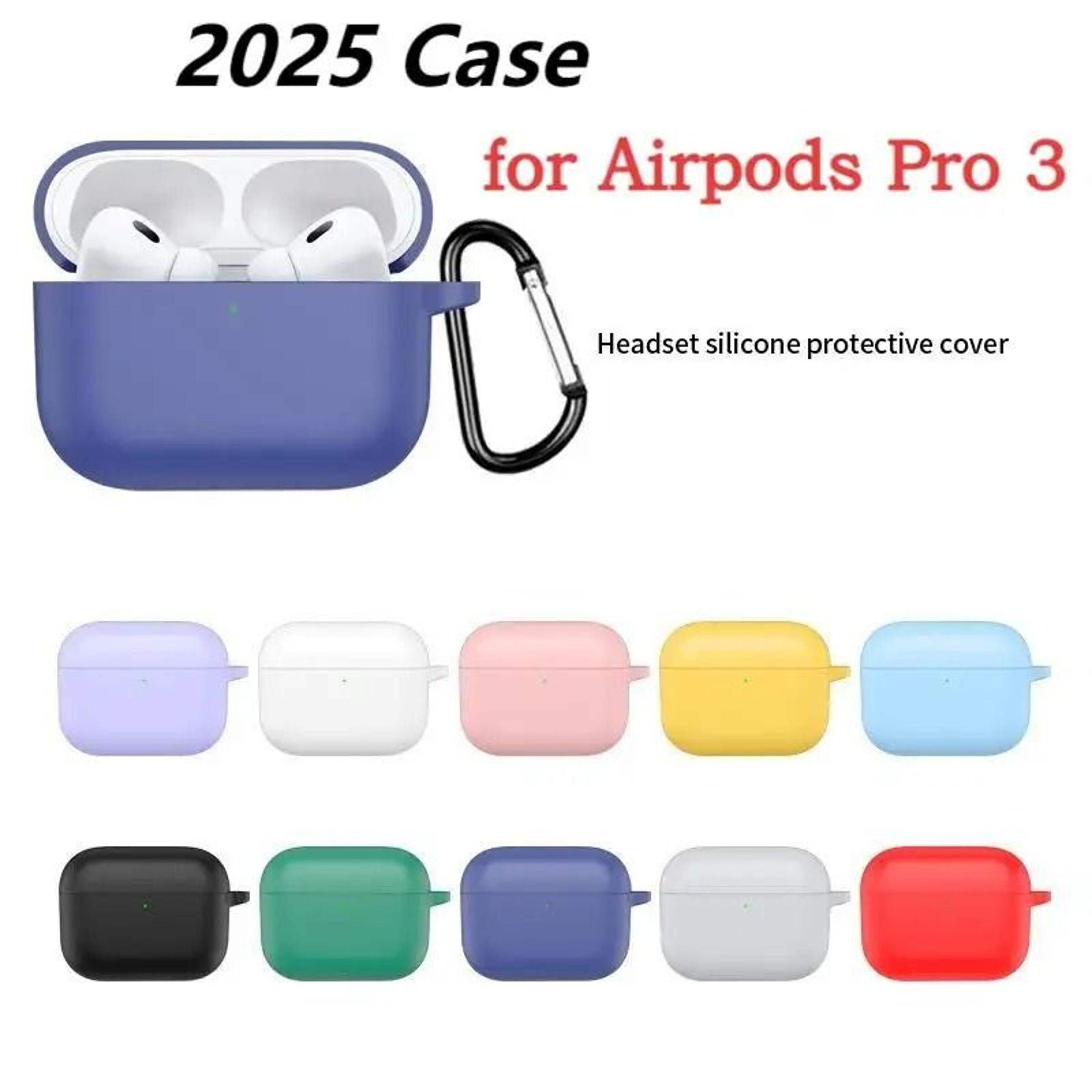pro 3 silicone earbud case full cover shockproof protective case