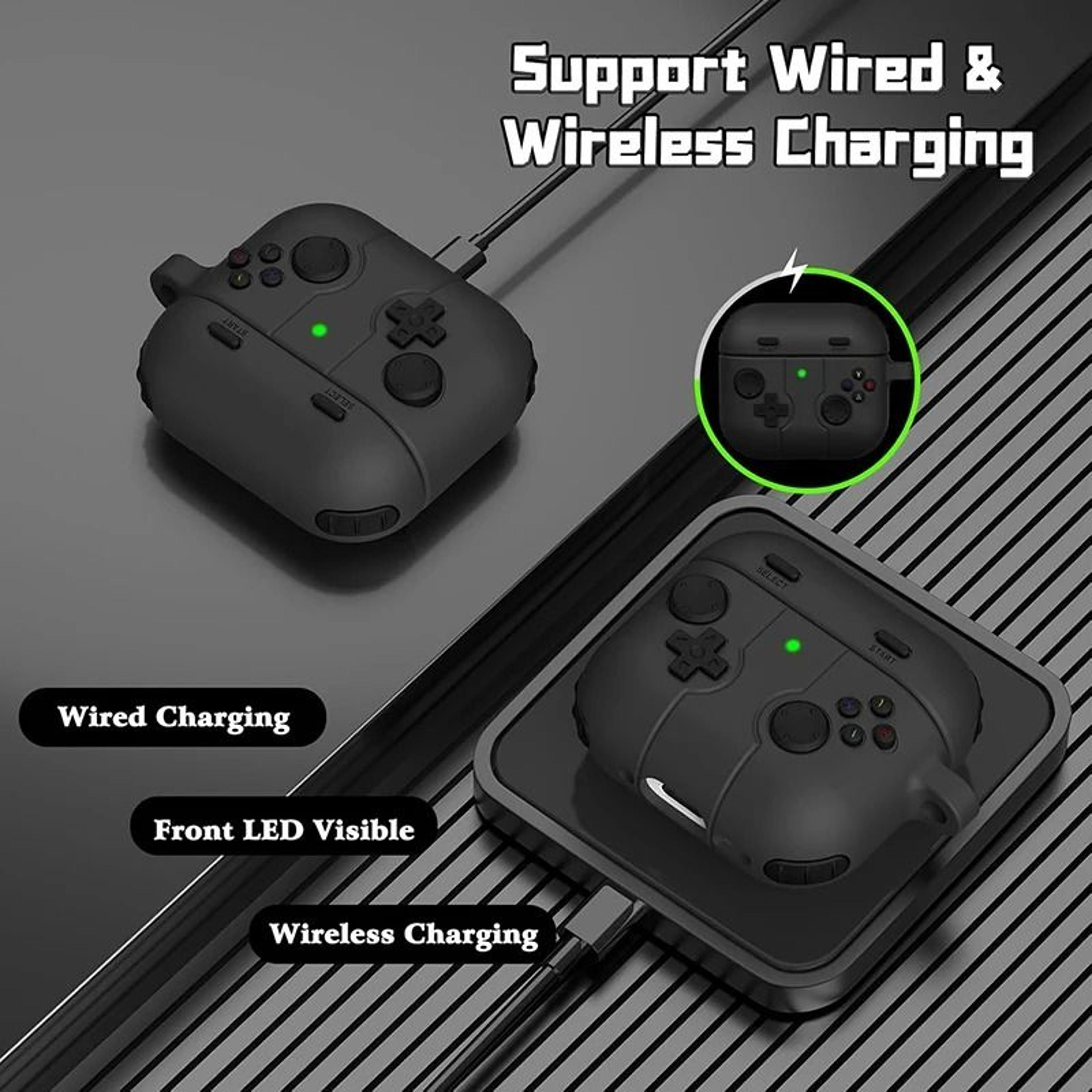 Cute 3D Gamepad Earbud Case Silicone Shockproof Protective Cover 3