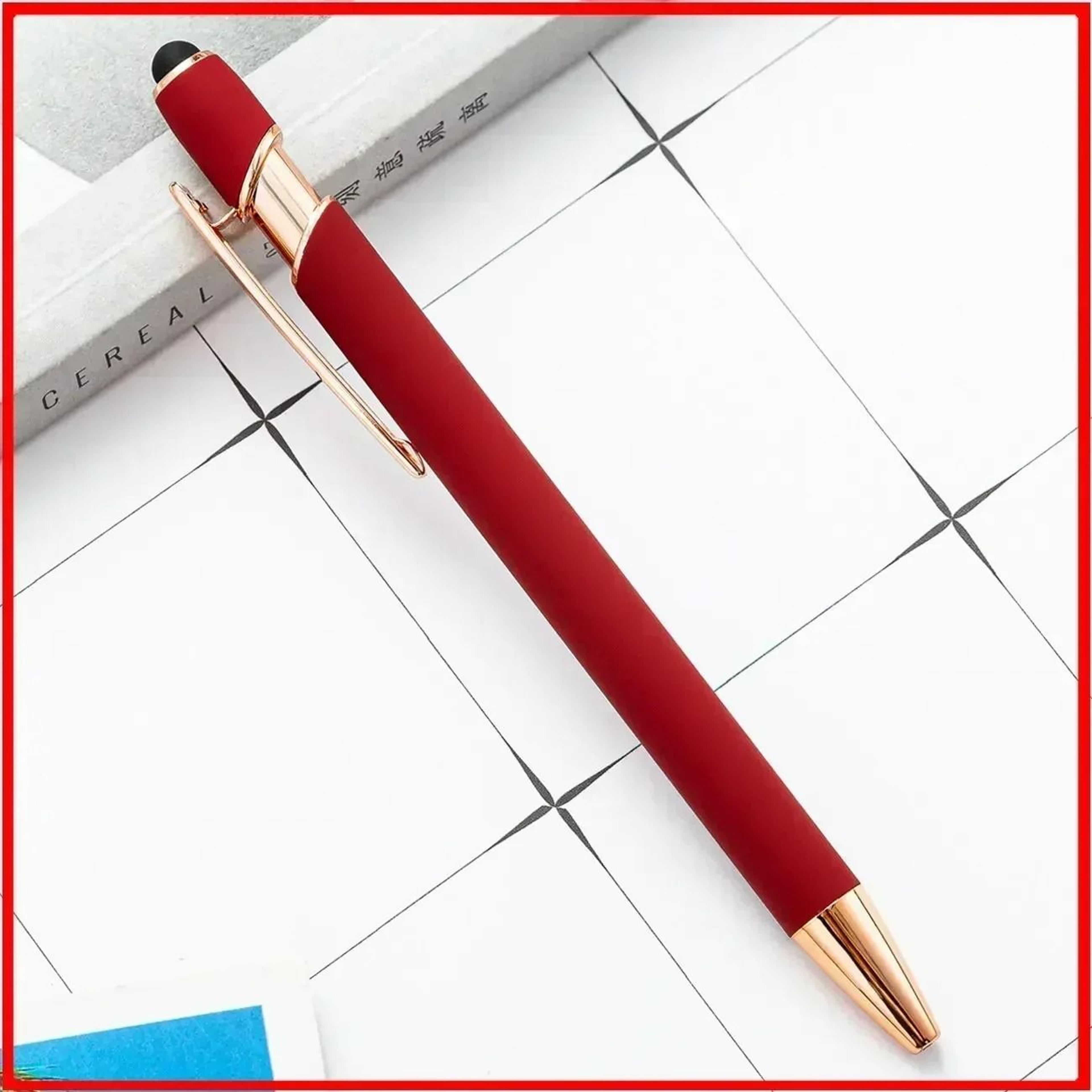 Custom Metal Stylus Ballpoint Pens Laser Engraved Logo Promotional Pen Set 9