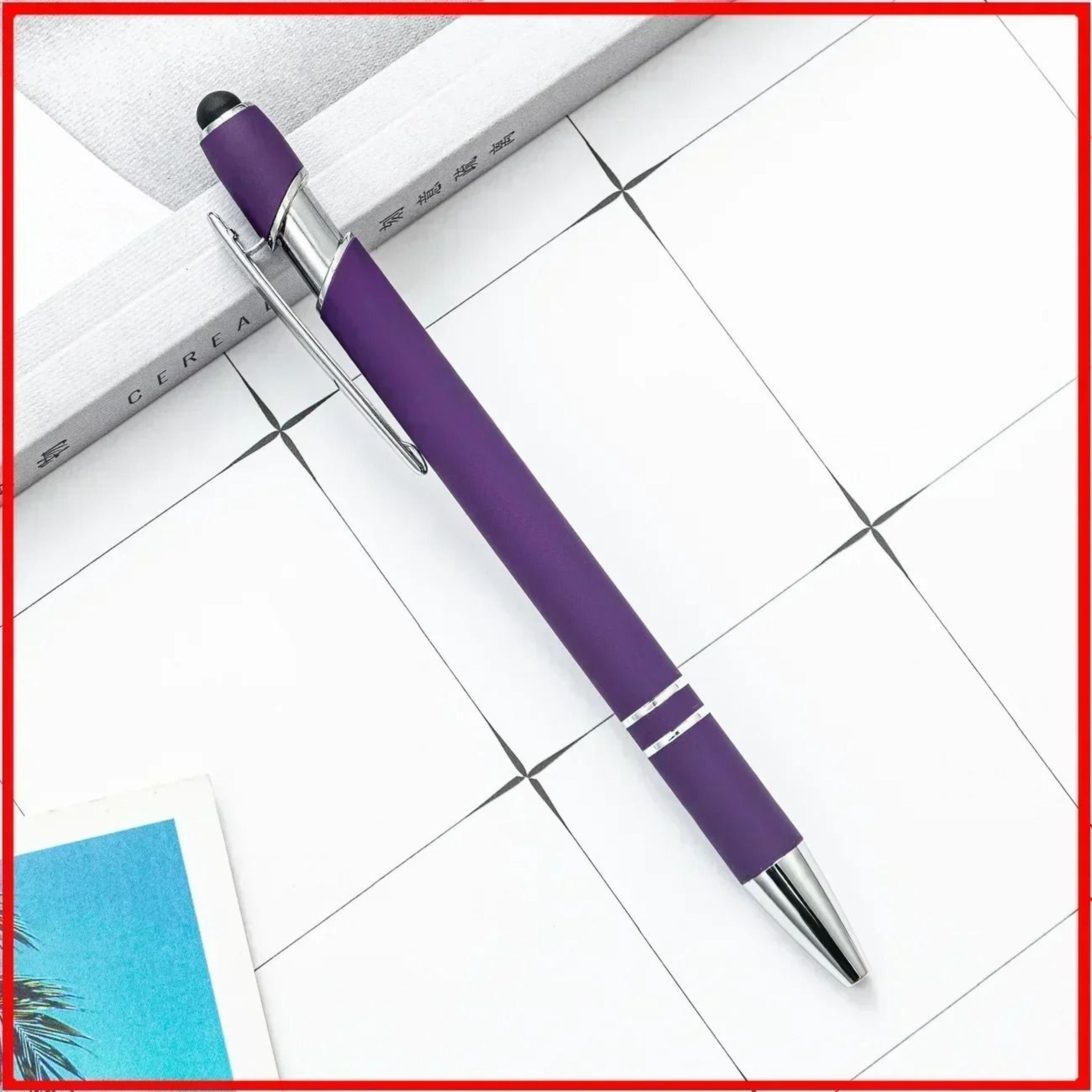 Custom Metal Stylus Ballpoint Pens Laser Engraved Logo Promotional Pen Set 19
