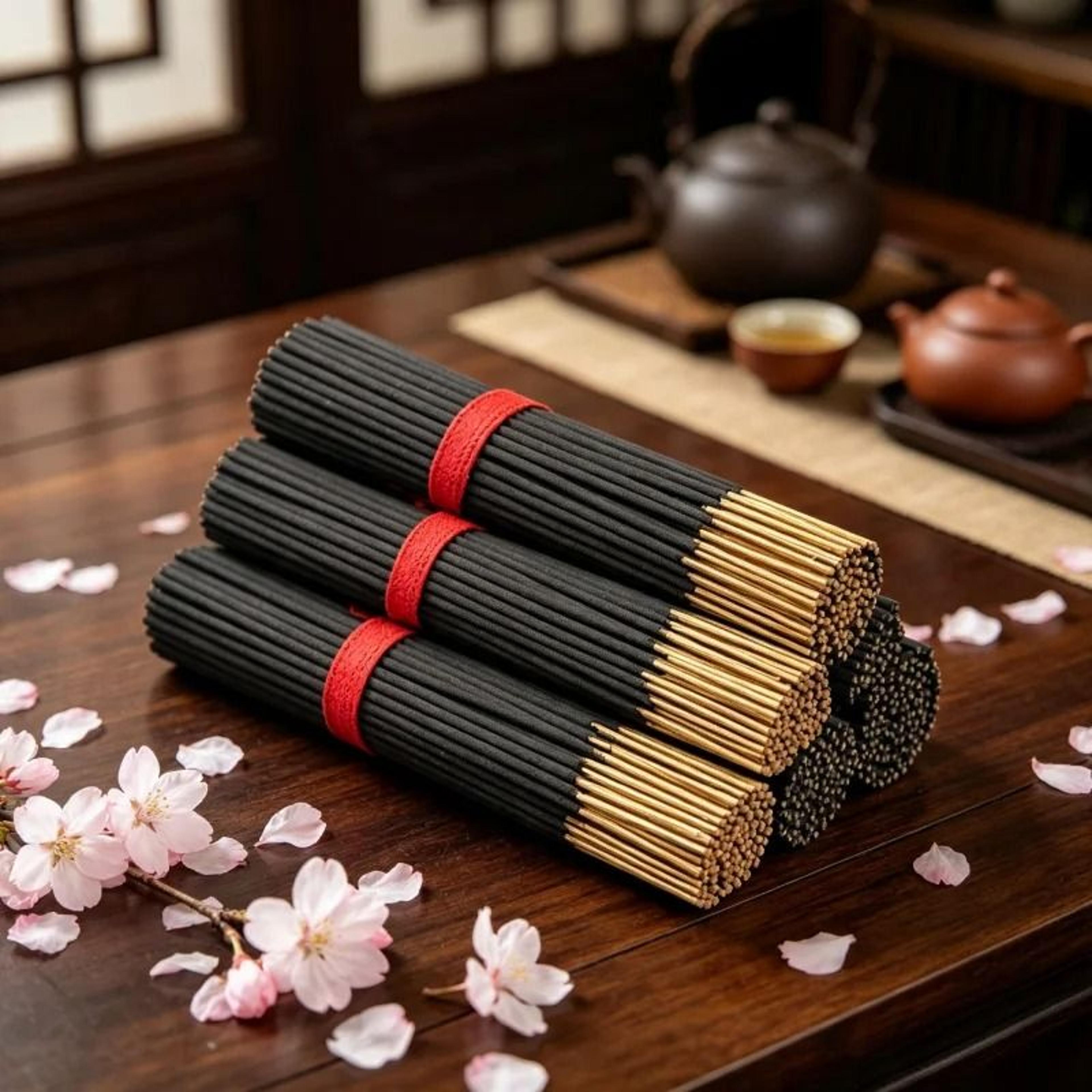 Japanese Cherry Blossom Incense Sticks Long Burning 100 Pack 5