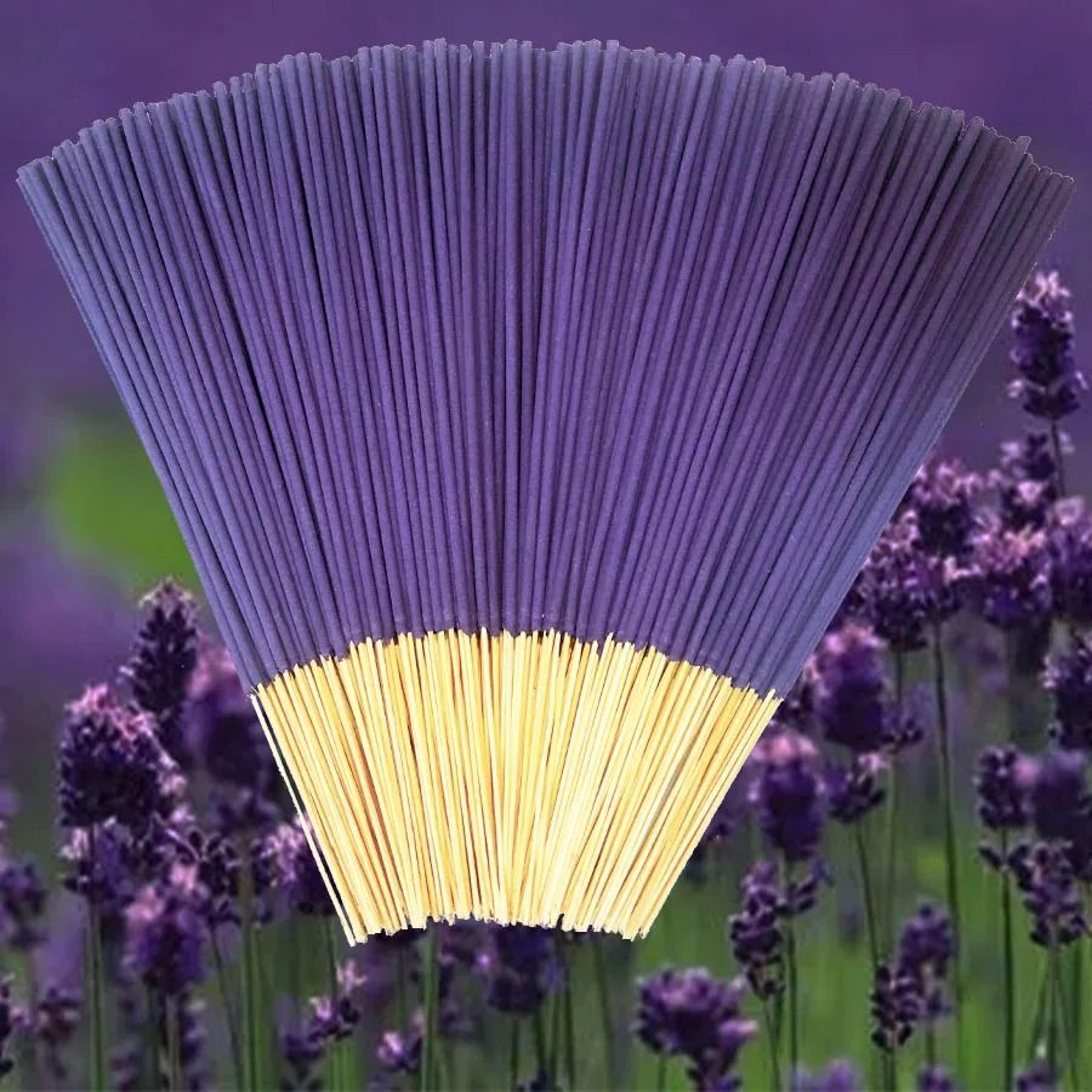Lavender Bamboo Incense Sticks 22cm Low Ash Aromatherapy 1
