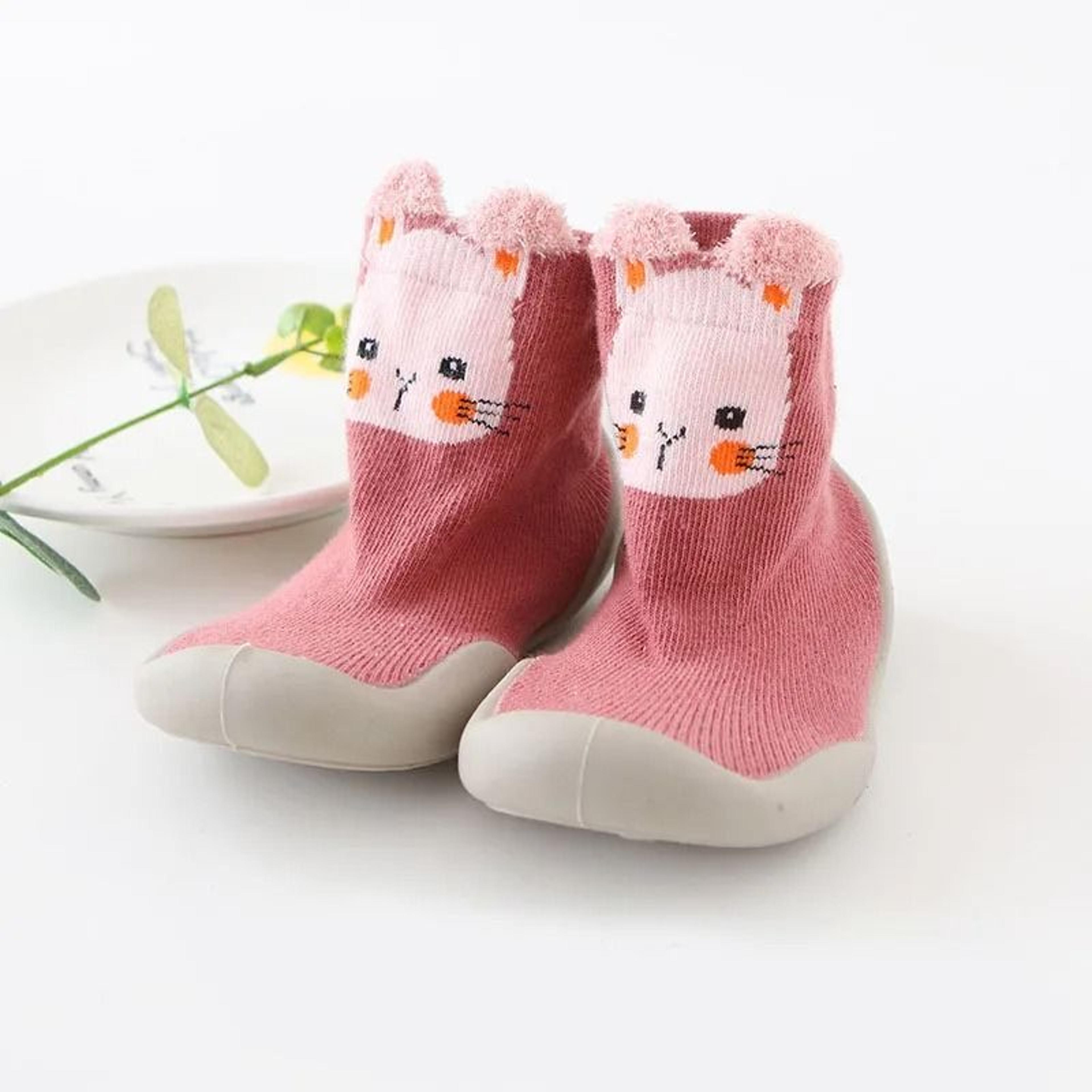 Baby First Walker Shoes Soft Knit NonSlip Toddler Sneakers 4