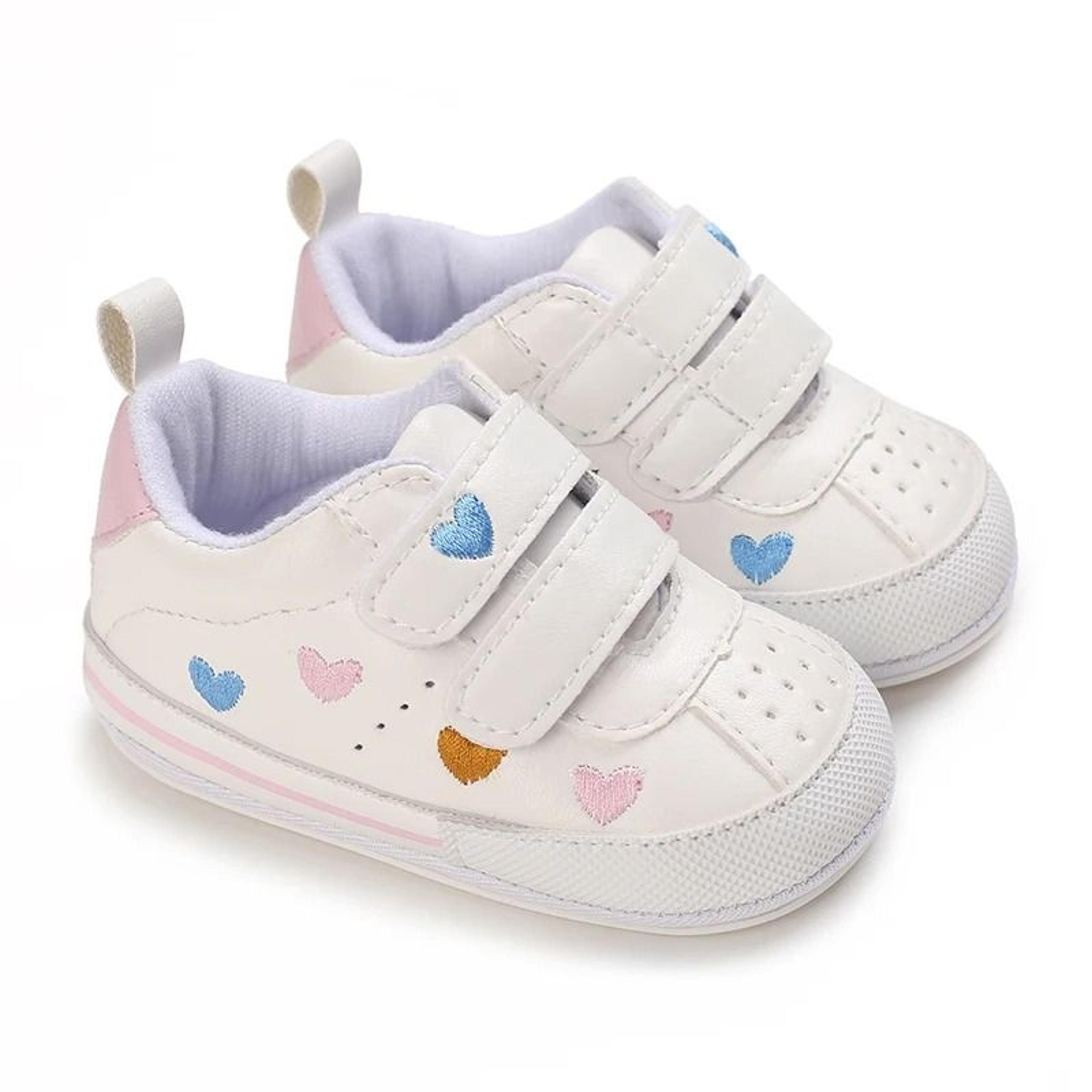 Soft Sole Baby Girl Sneakers Cute Infant Prewalker Shoes 16