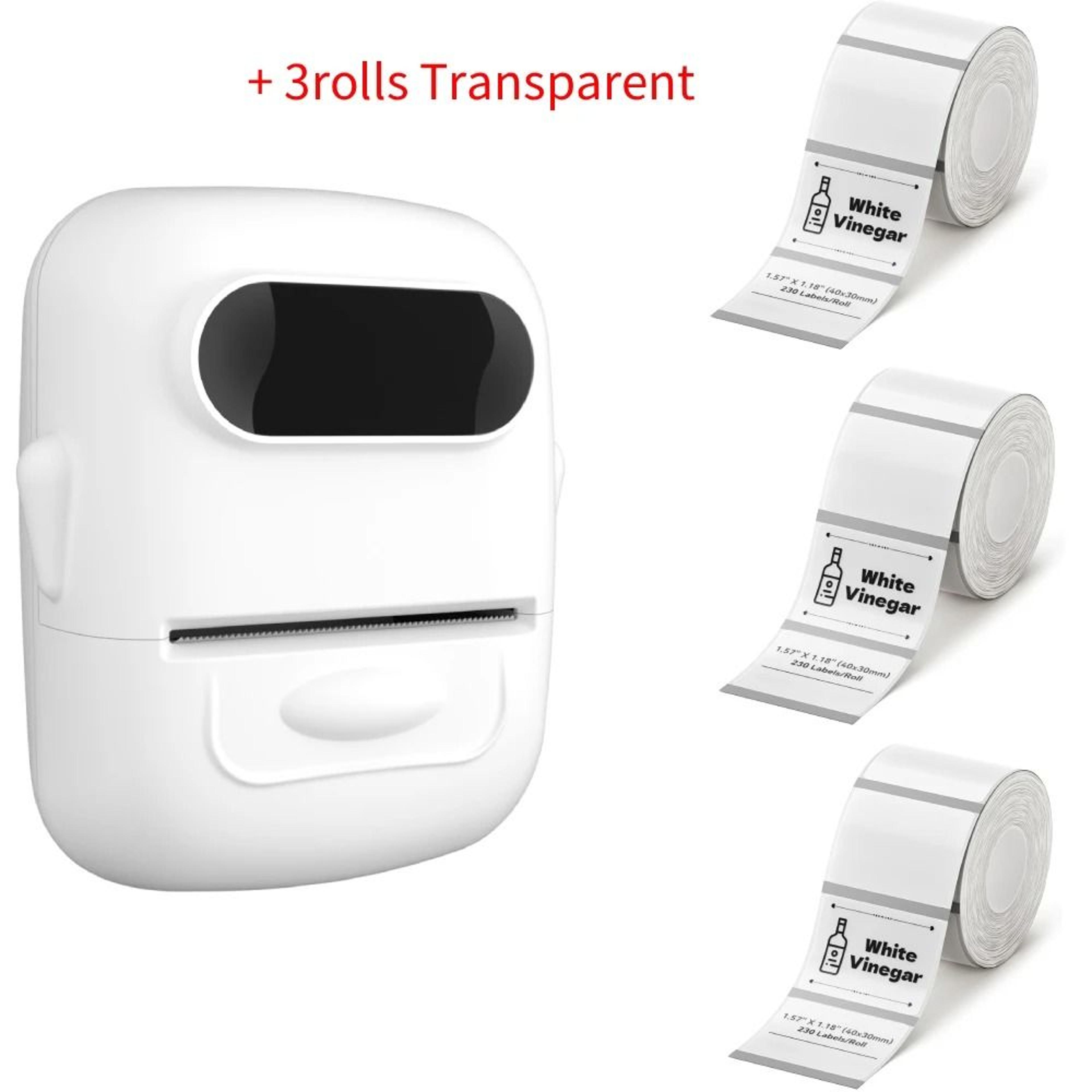 Portable Bluetooth Thermal Label Printer  Wireless Inkless Sticker Maker 13