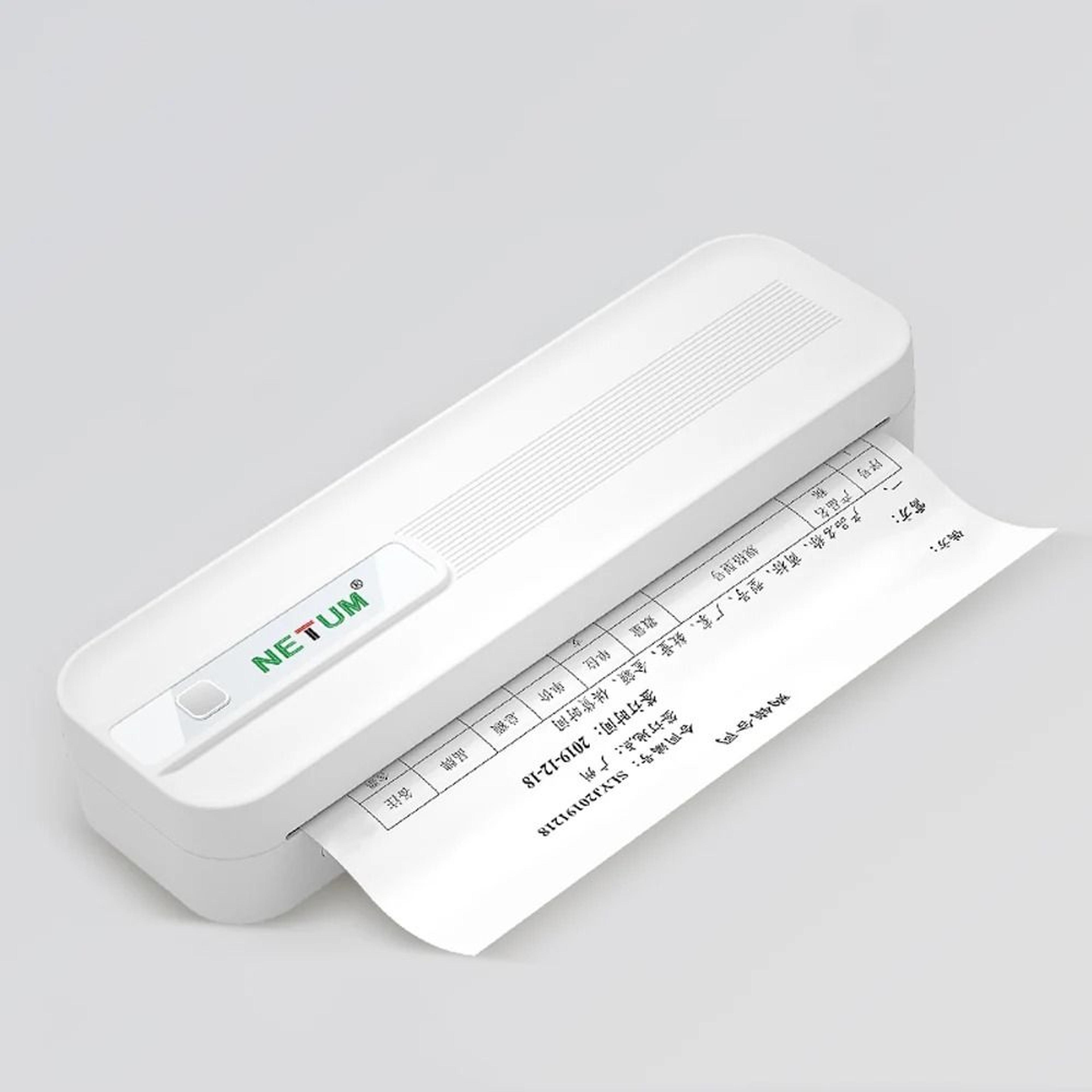 Portable A4 Bluetooth Thermal Printer  Wireless Inkless Document Printer 1