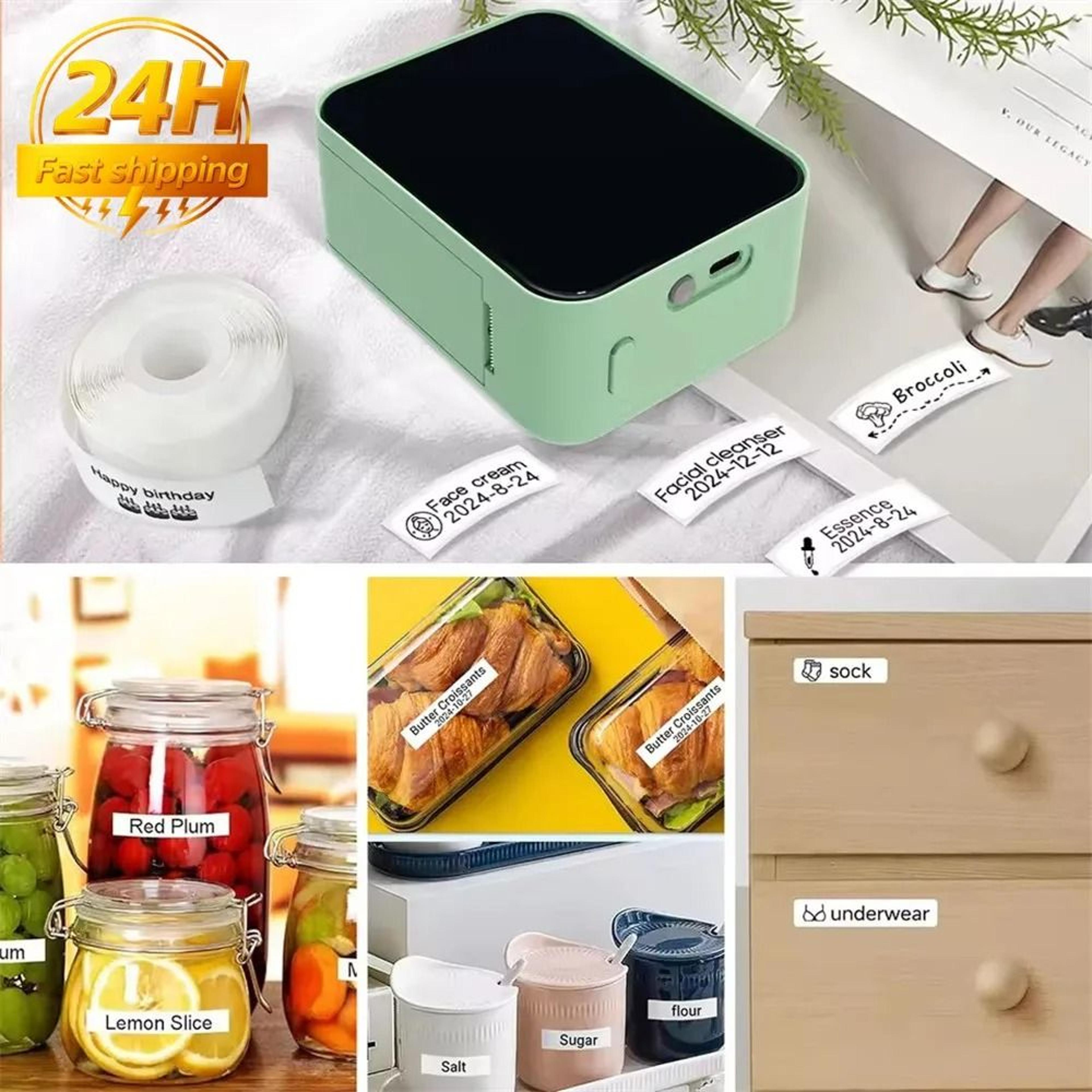 Mini P15 Wireless Bluetooth Label Maker  Portable Inkless Sticker Printer 0