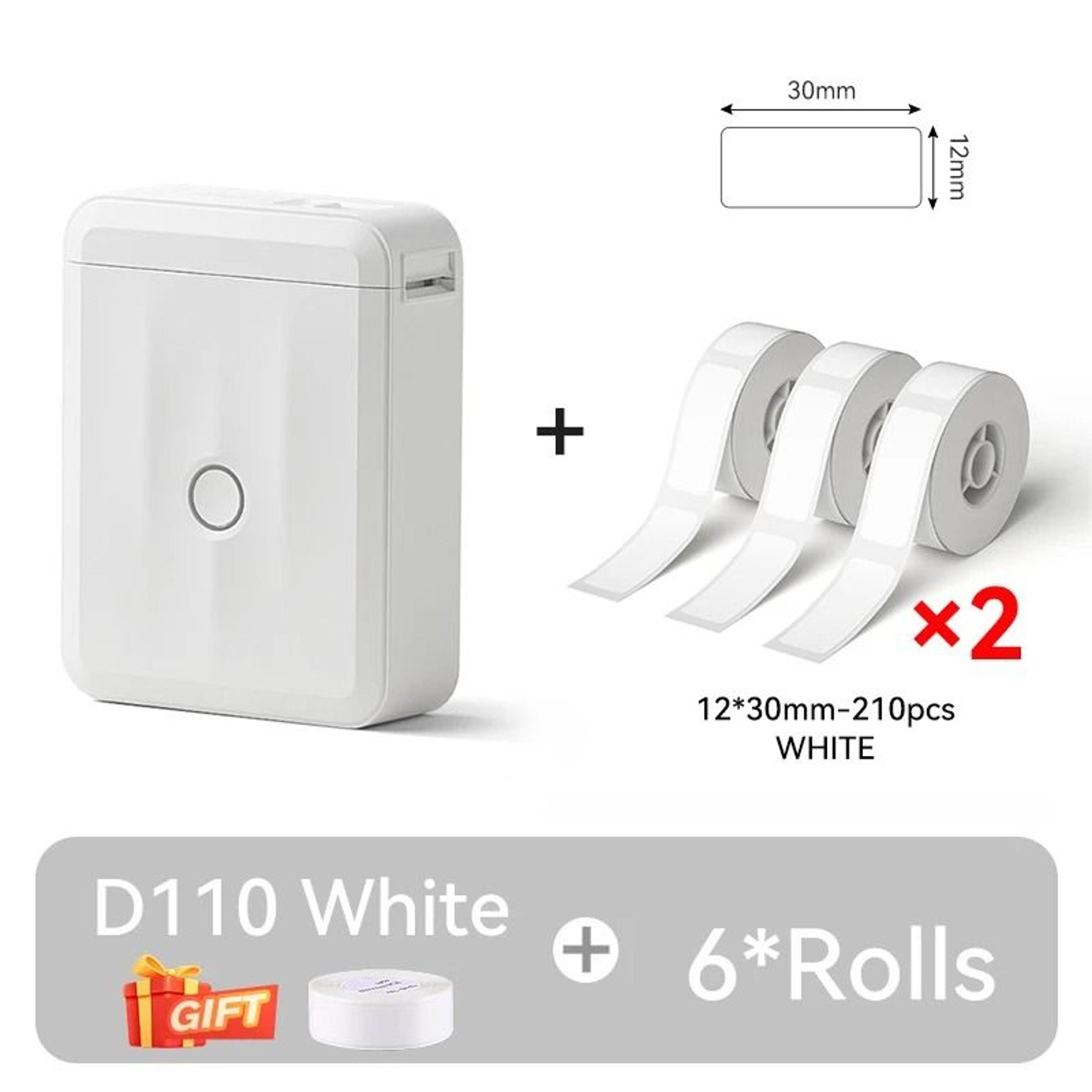 D110 Mini Bluetooth Label Maker  Portable Inkless Sticker Printer 4
