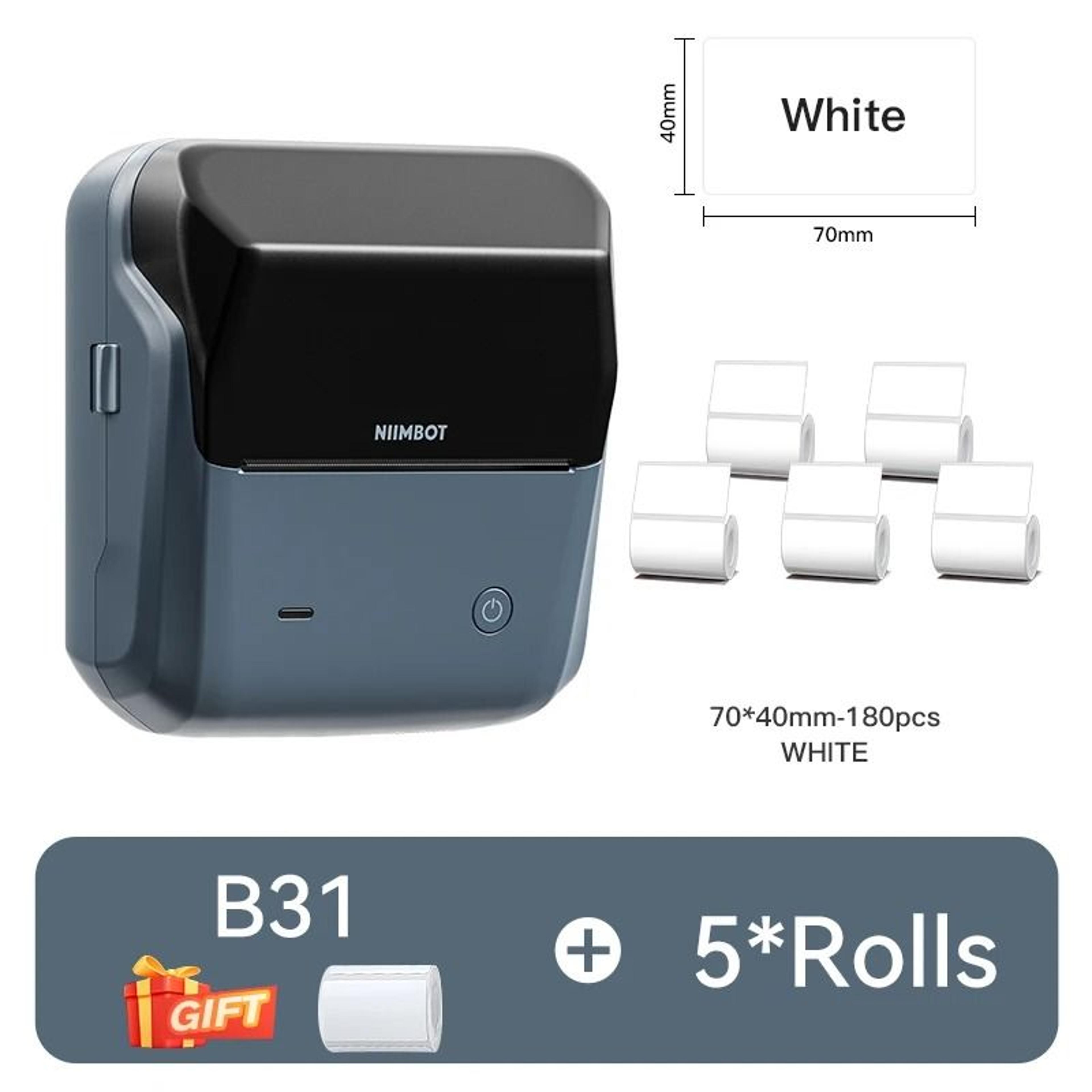 B31 Wireless Thermal Label Printer  3 Inch Portable Barcode Sticker Maker 8