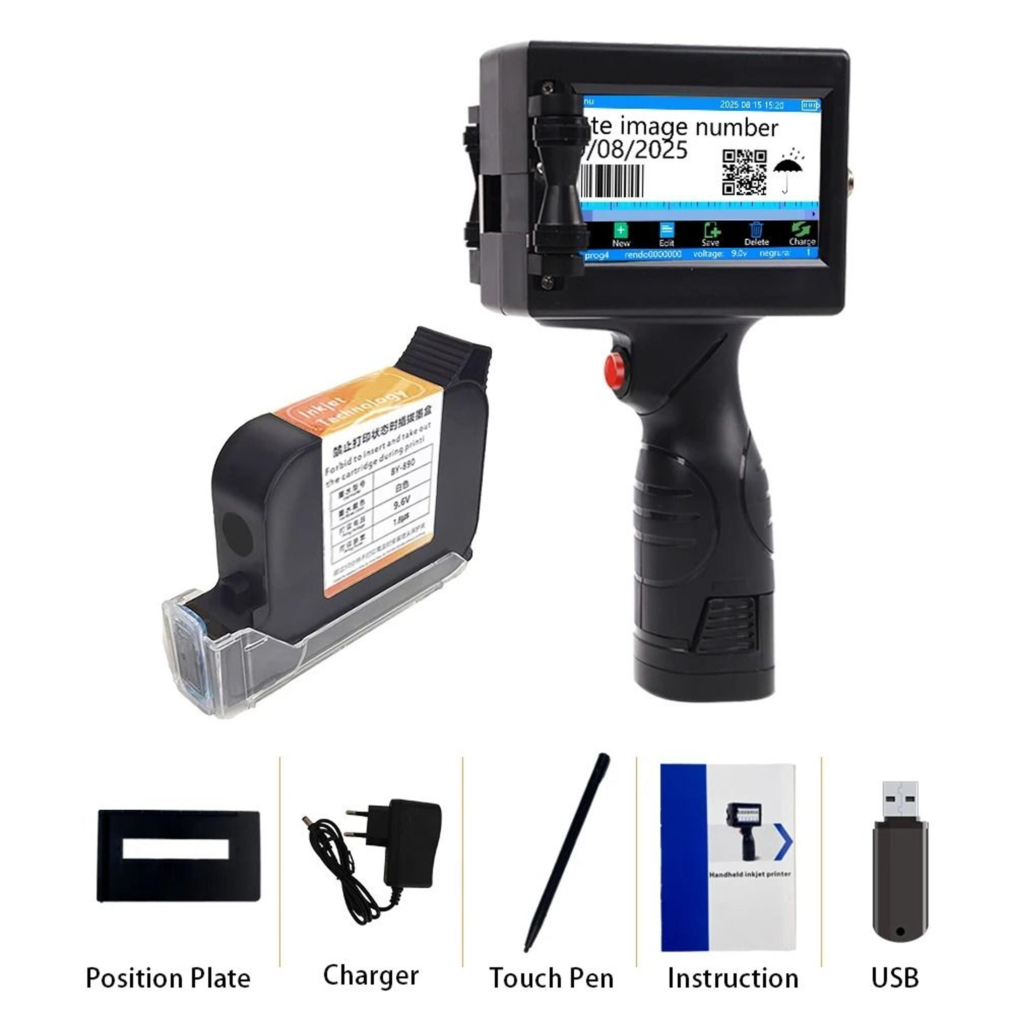 Portable Handheld Inkjet Printer  Date Batch Code And Logo Printing Machine 2