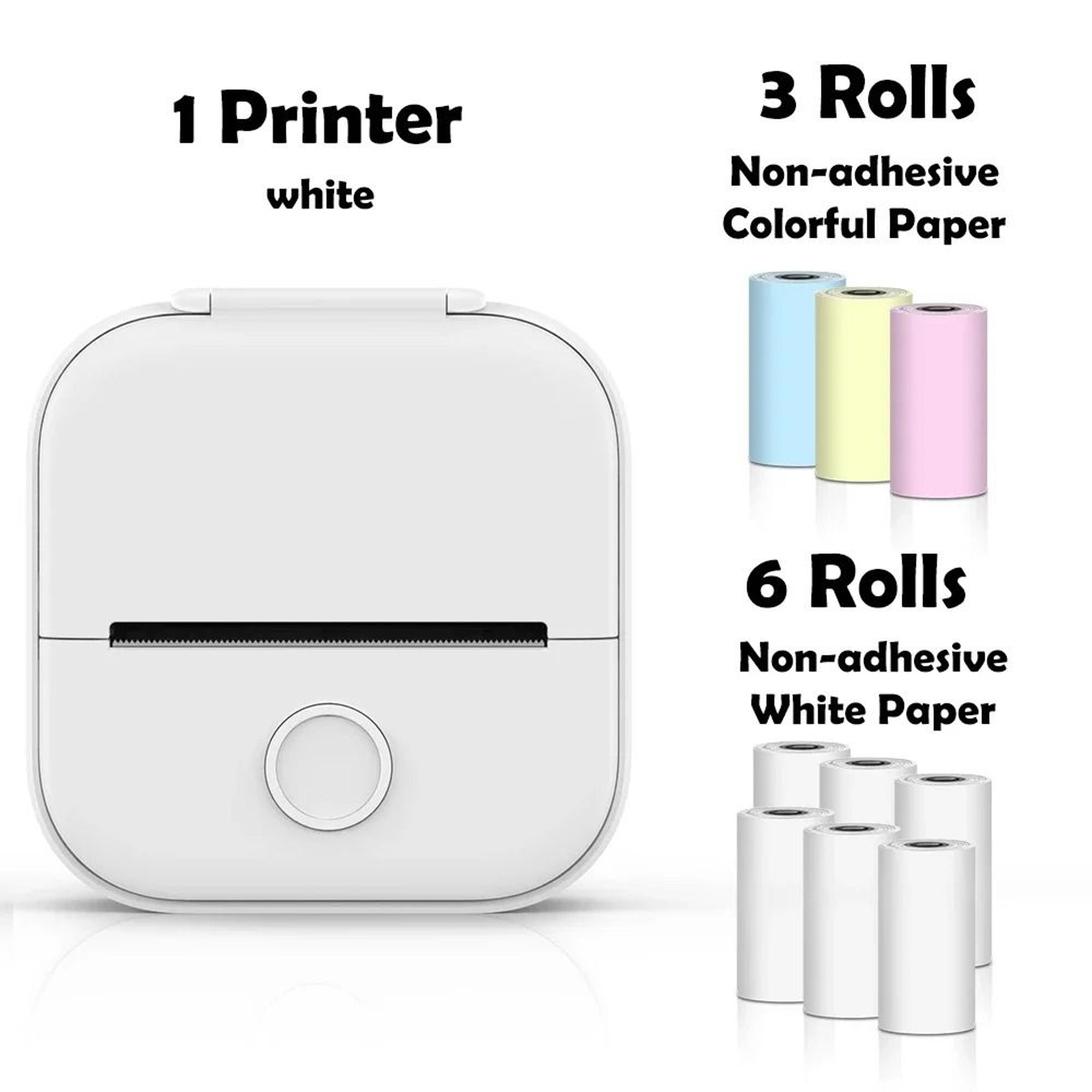 T02 Mini Bluetooth Pocket Printer  Portable Inkless Photo And Sticker Maker 9