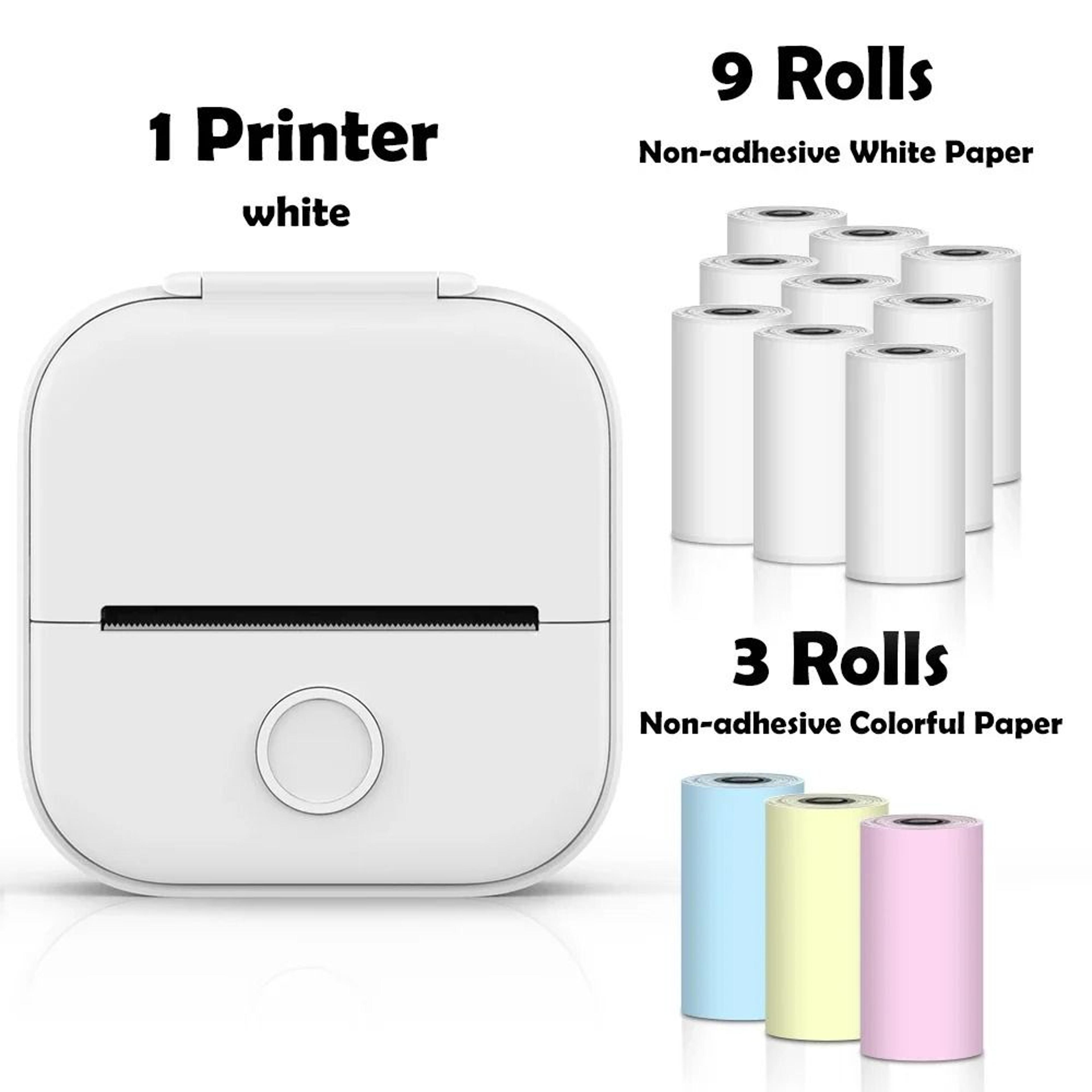 T02 Mini Bluetooth Pocket Printer  Portable Inkless Photo And Sticker Maker 11