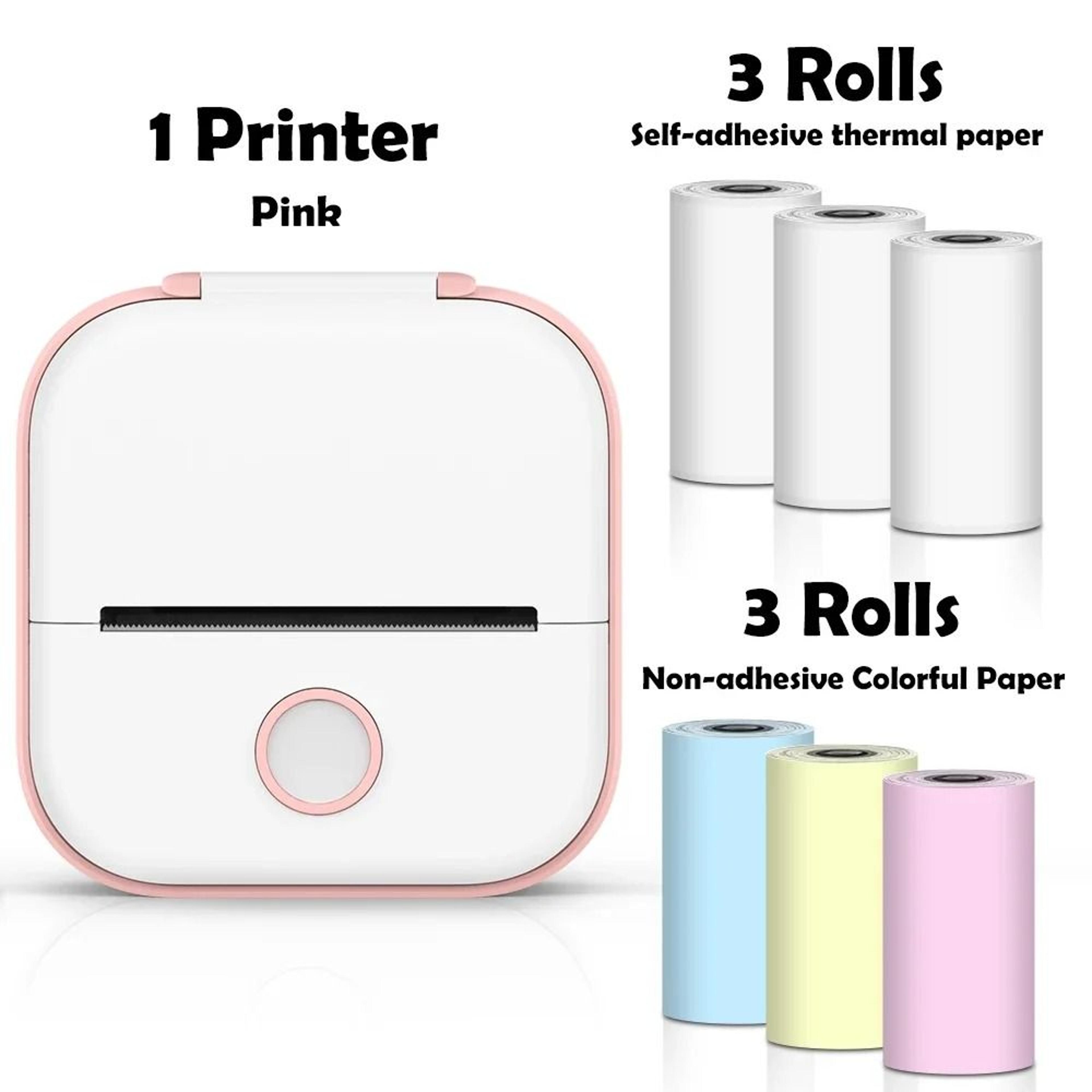 T02 Mini Bluetooth Pocket Printer  Portable Inkless Photo And Sticker Maker 19