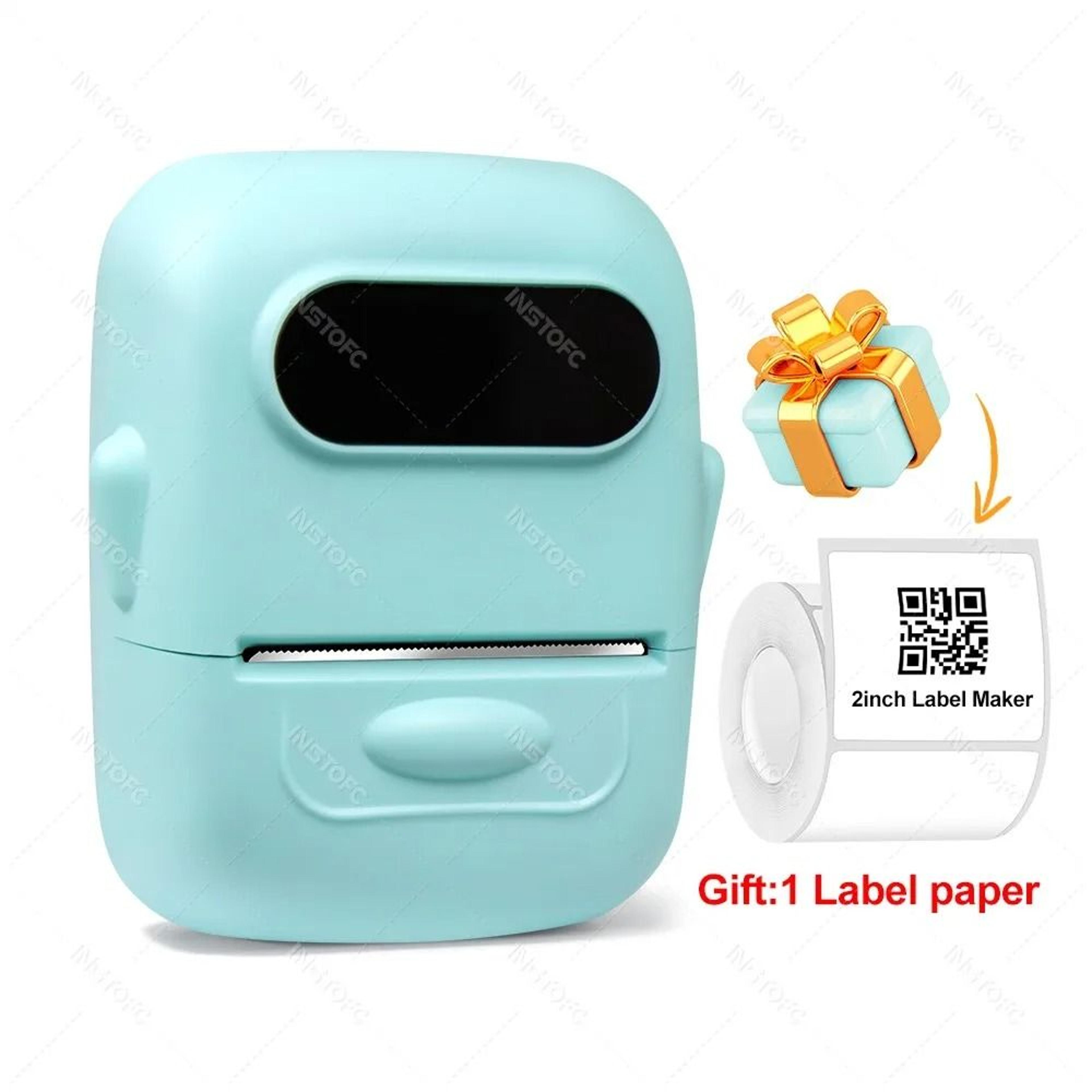2 Inch Bluetooth Thermal Label Printer  Portable Inkless Sticker Maker 1