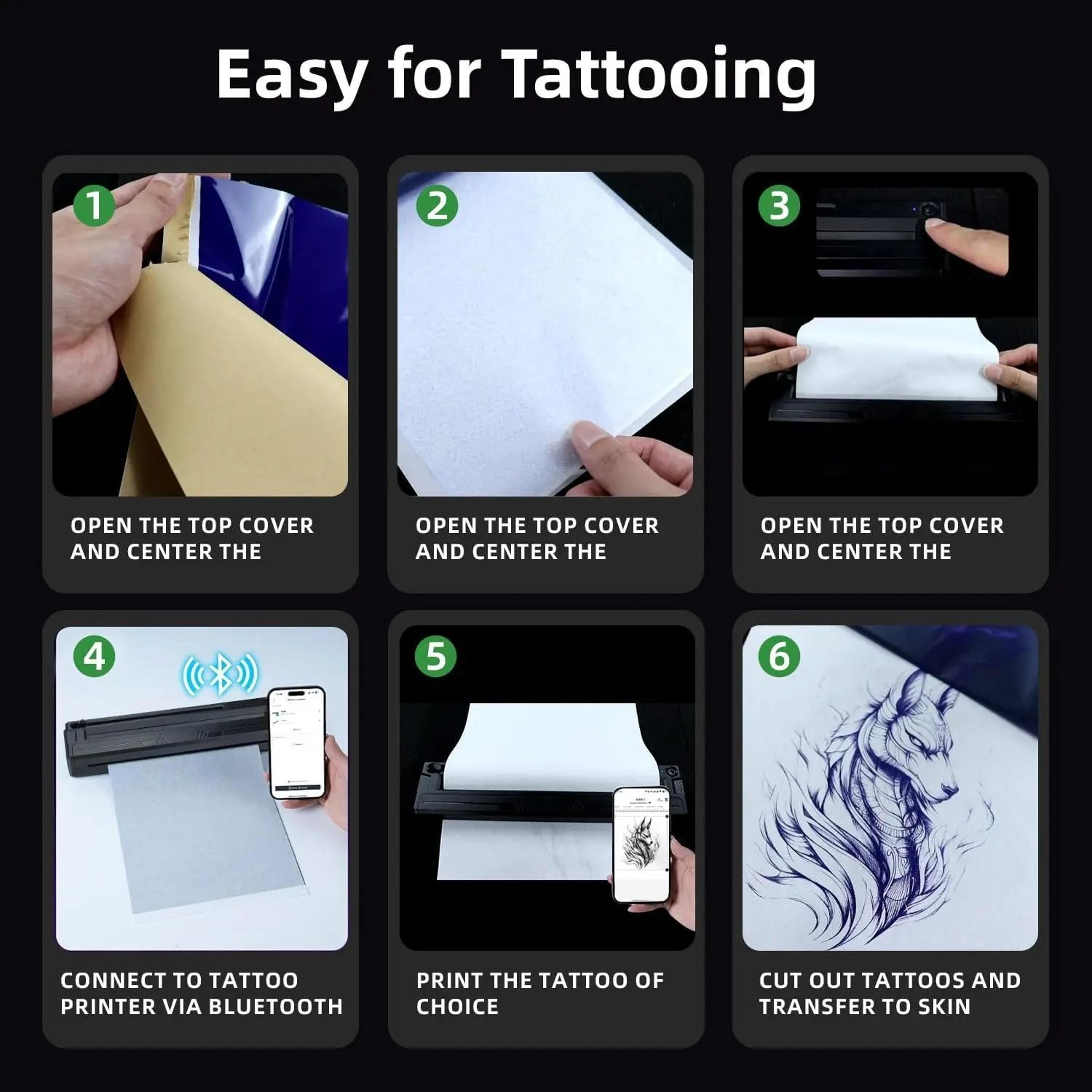 Portable Bluetooth Tattoo Stencil Printer  Wireless Inkless Thermal Transfer Machine 6