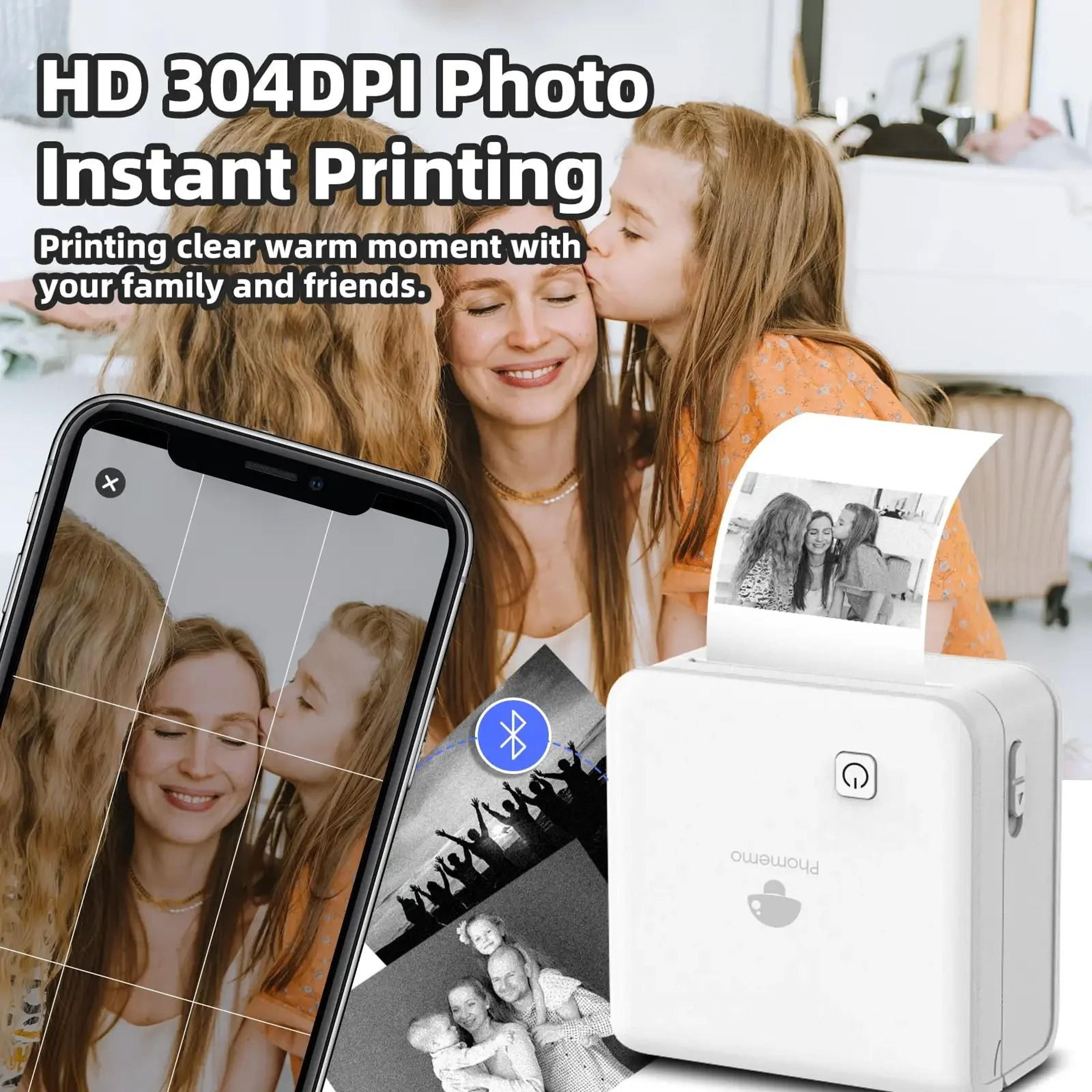 300 DPI Pocket Thermal Printer  Mini Bluetooth Photo And Sticker Maker 4