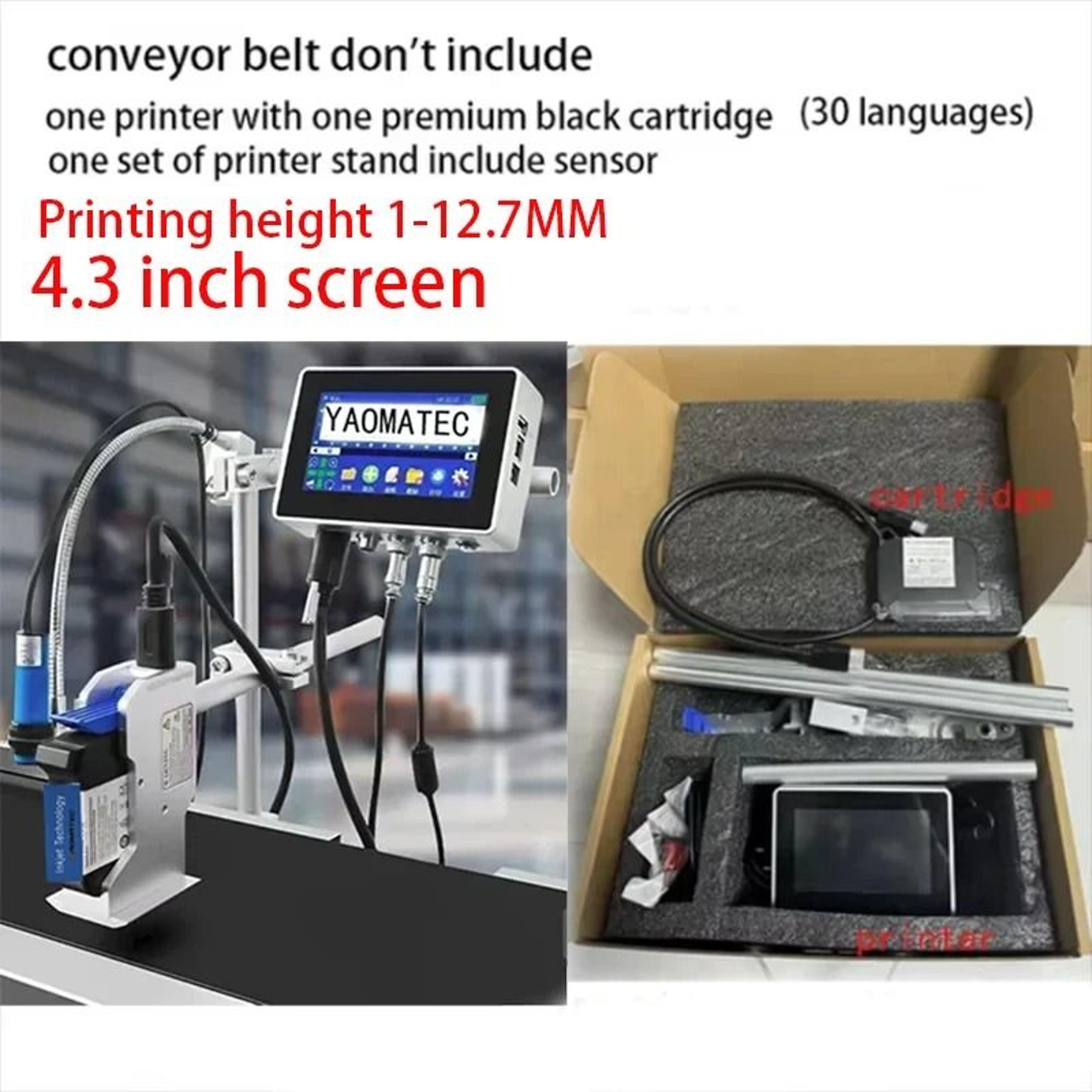 Automatic Thermal Inkjet Printer  127mm254mm Expiry Date And Batch Coding Machine 1