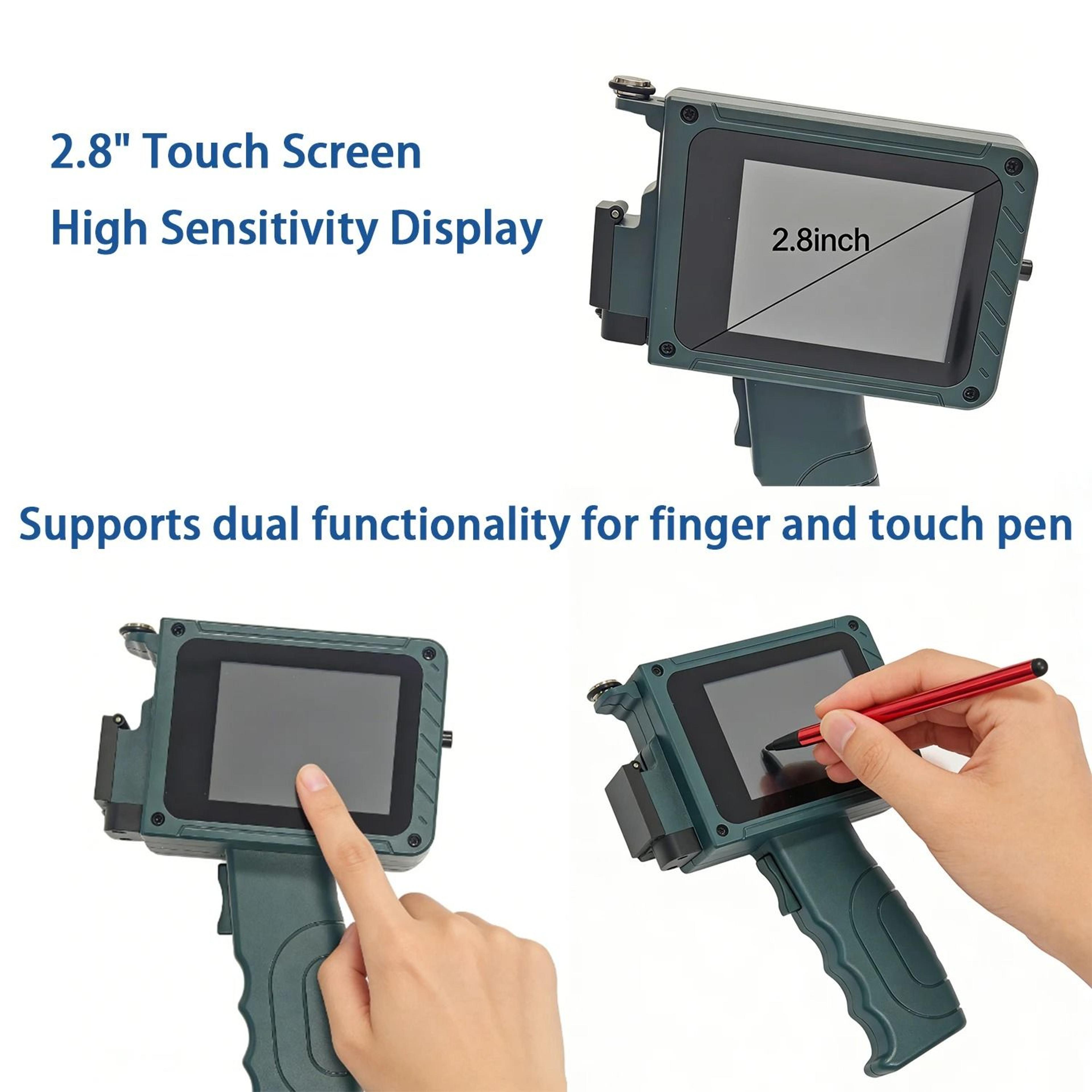 Mini Handheld Inkjet Printer  127mm Portable Date And Barcode Coding Machine 5