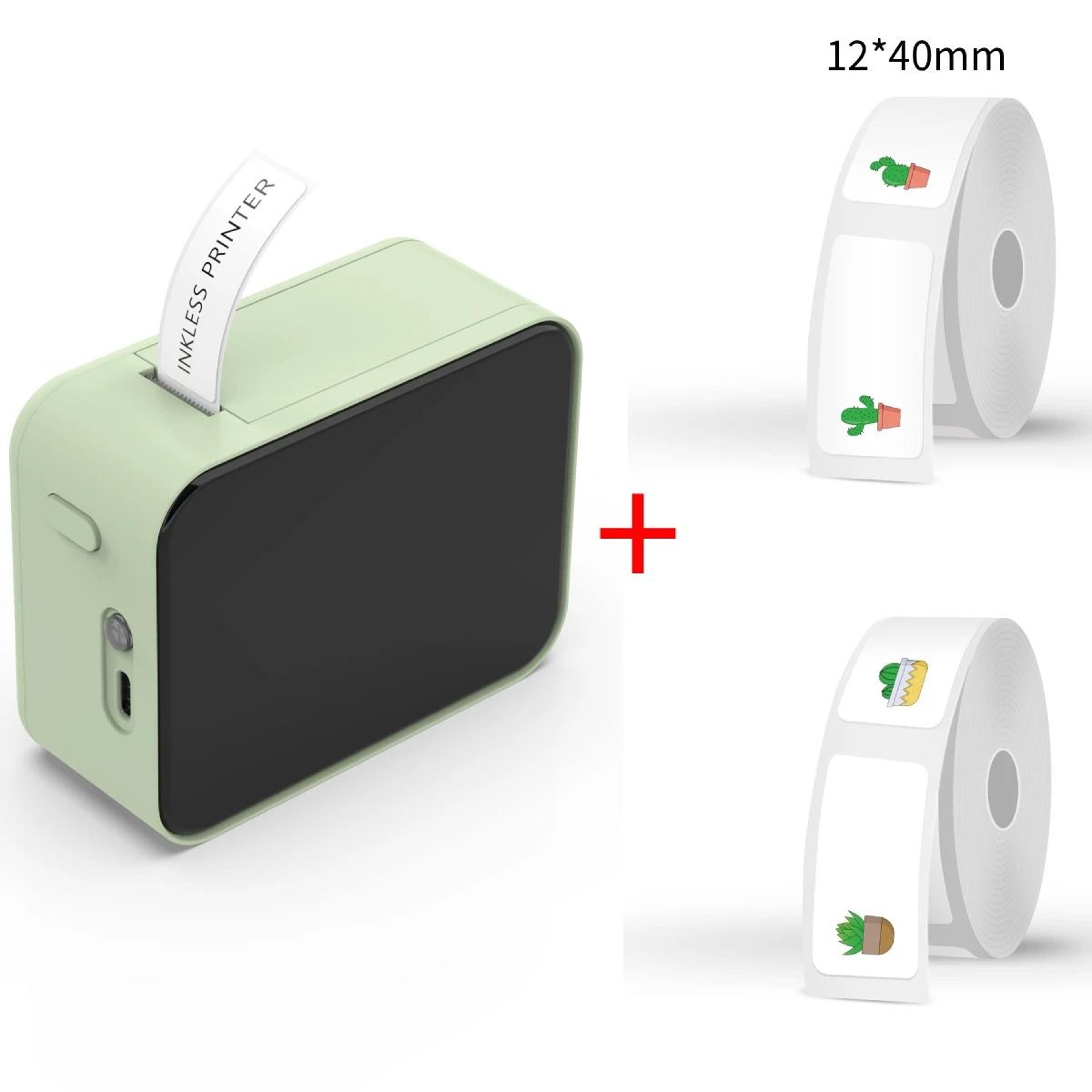 Mini Bluetooth Label Printer  Portable Inkless Sticker Maker For Home And Office 15