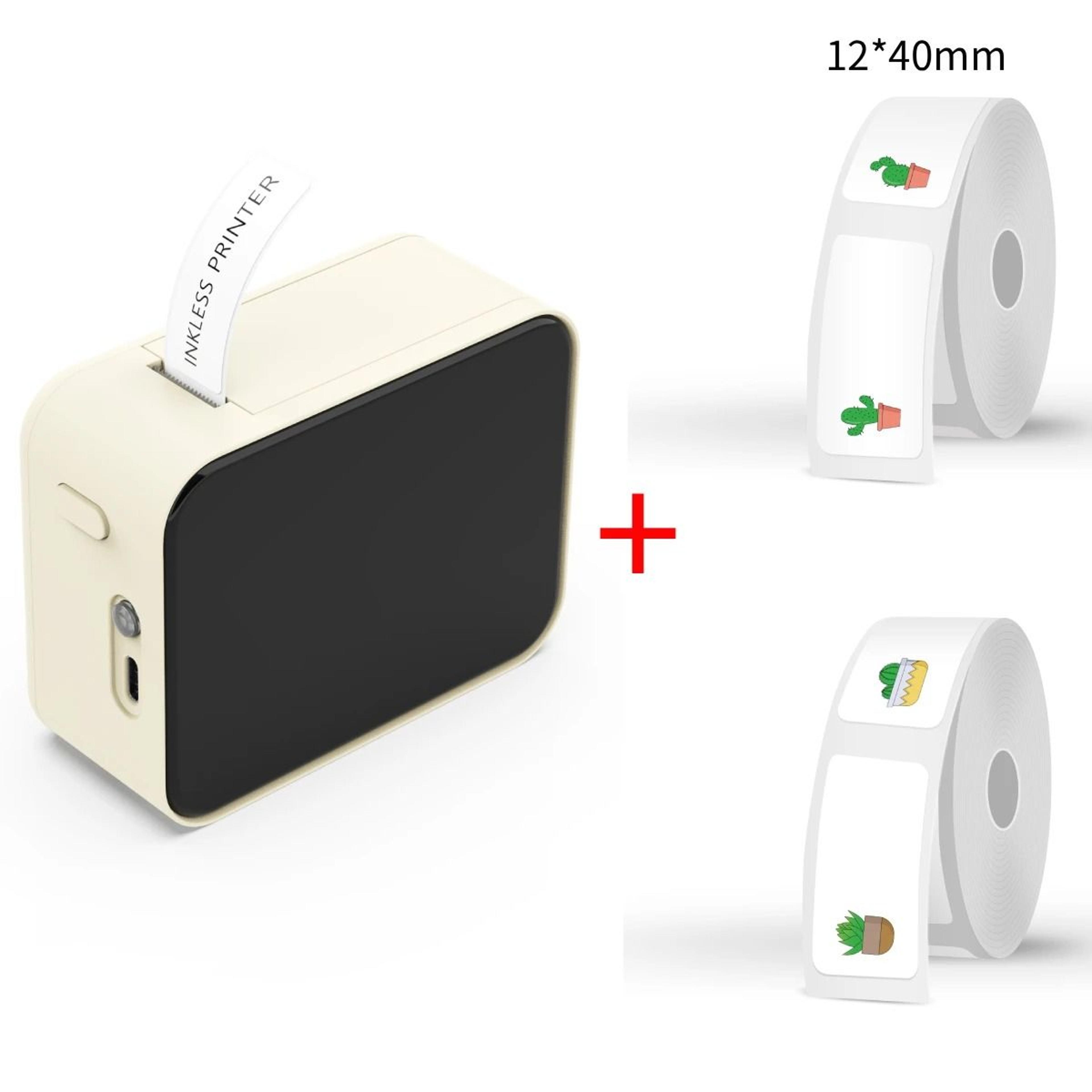 Mini Bluetooth Label Printer  Portable Inkless Sticker Maker For Home And Office 14