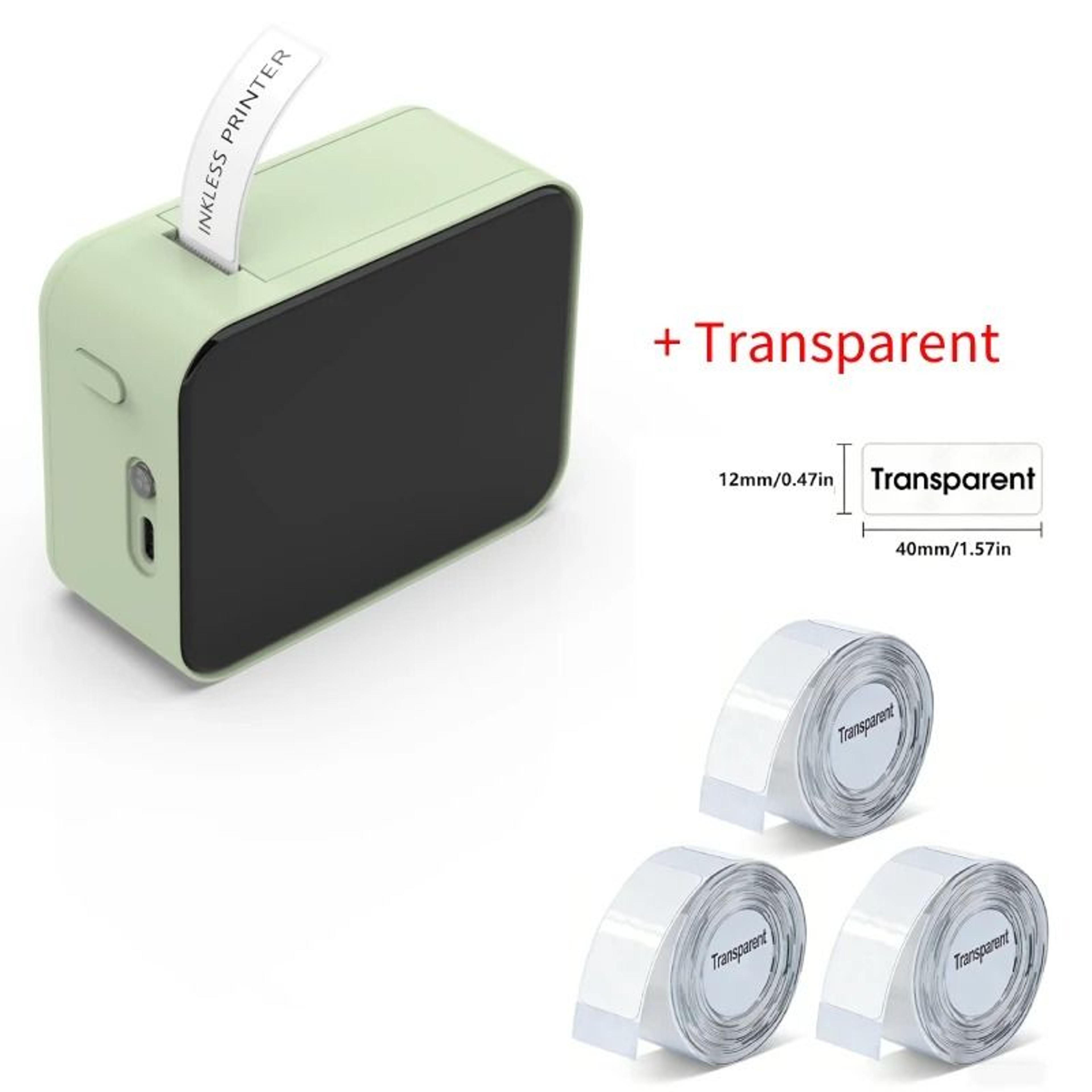 Mini Bluetooth Label Printer  Portable Inkless Sticker Maker For Home And Office 11