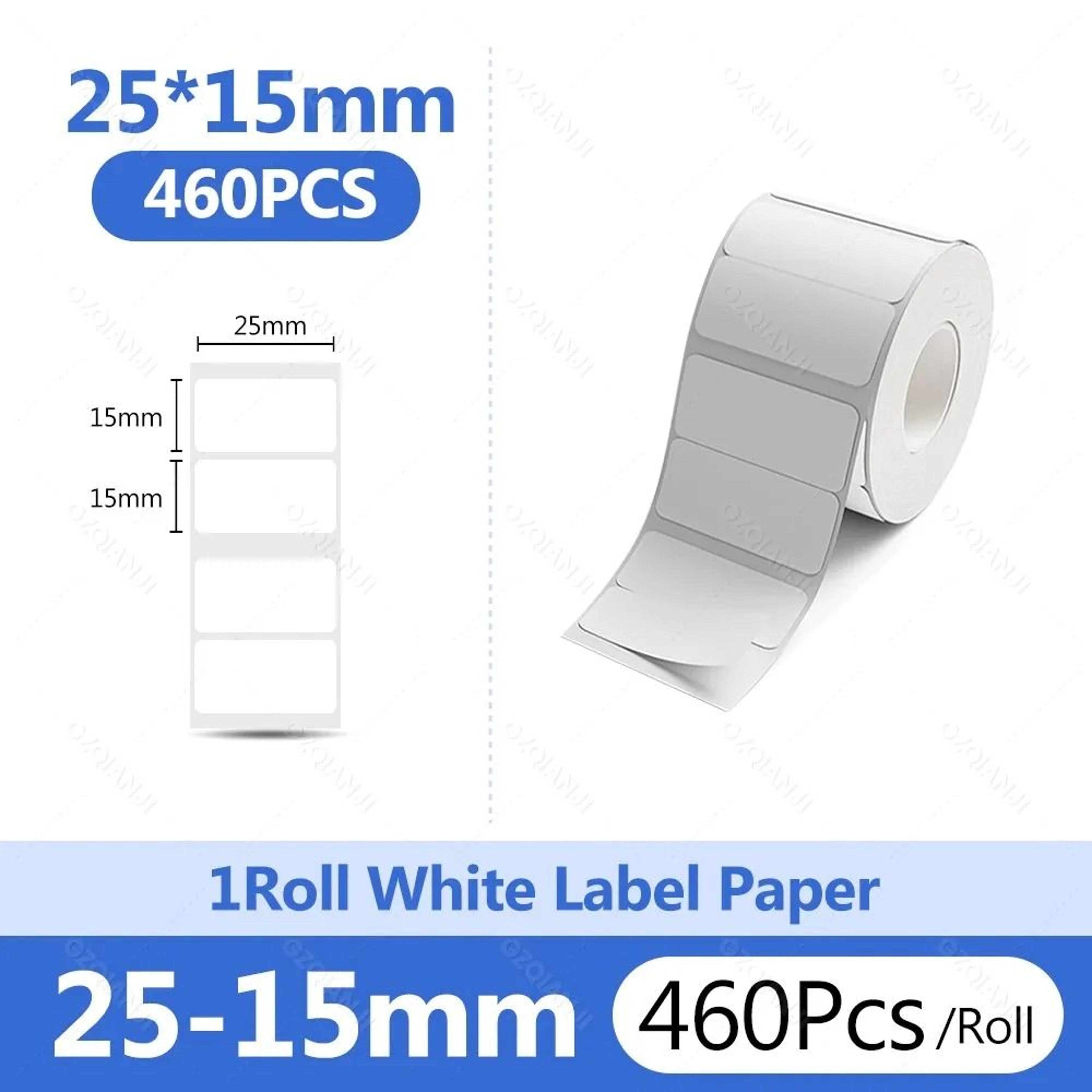 Waterproof White Thermal Label Stickers  Self Adhesive Printer Paper Refills 2