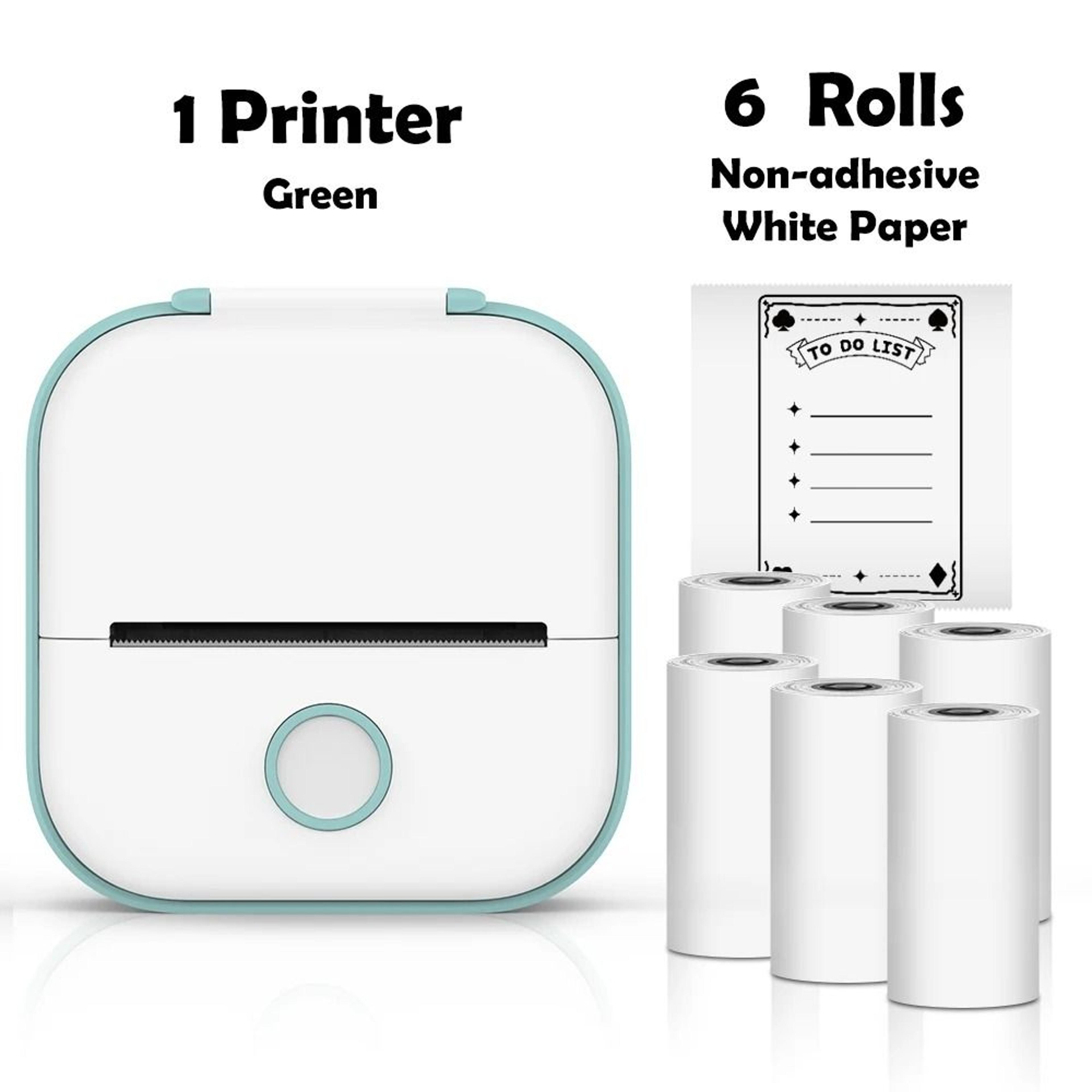 Compact Wireless Photo Printer  Portable Bluetooth Sticker Maker For Journaling And DIY Crafts 10