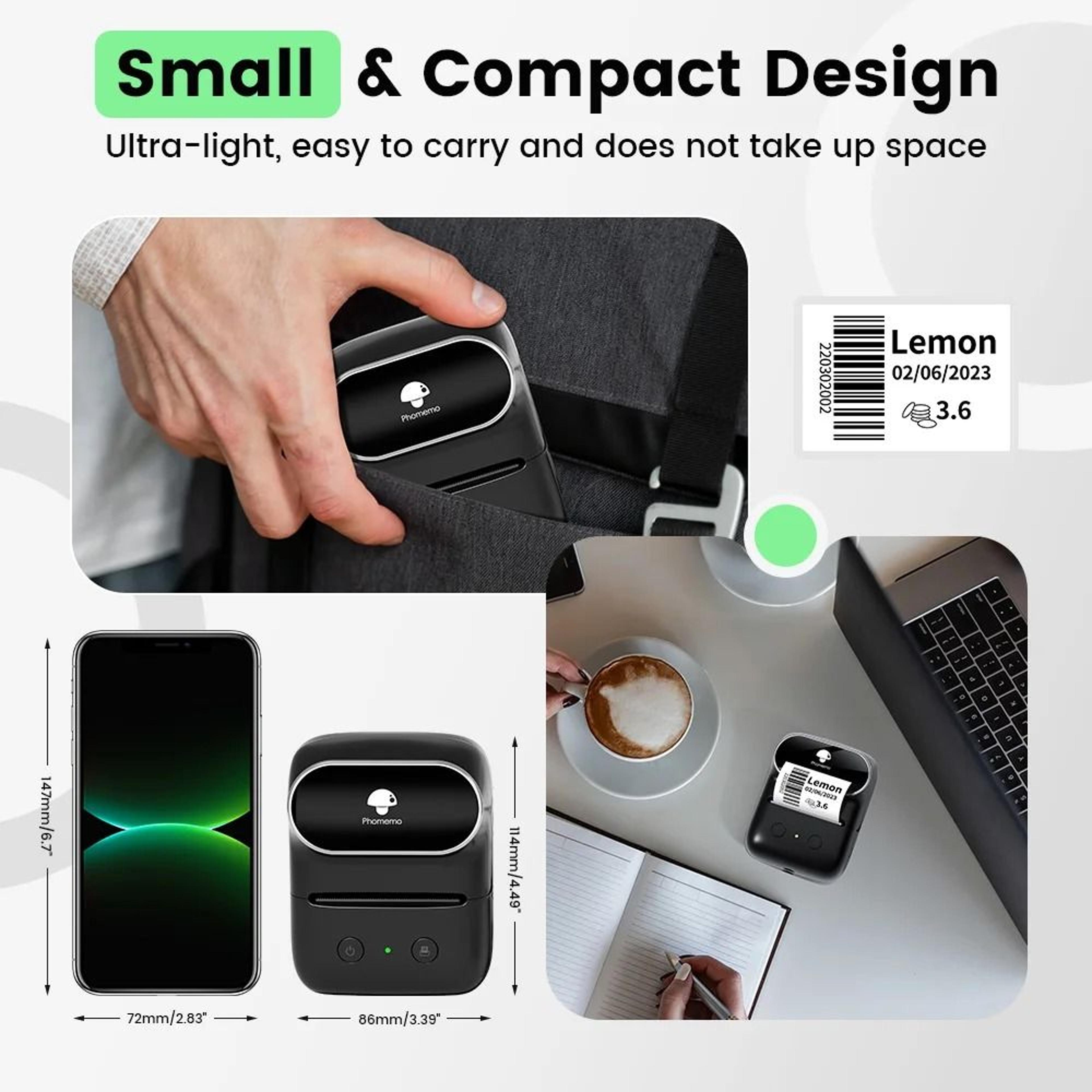 2 Inch Bluetooth Thermal Label Printer  Portable Wireless Barcode And Sticker Maker 1