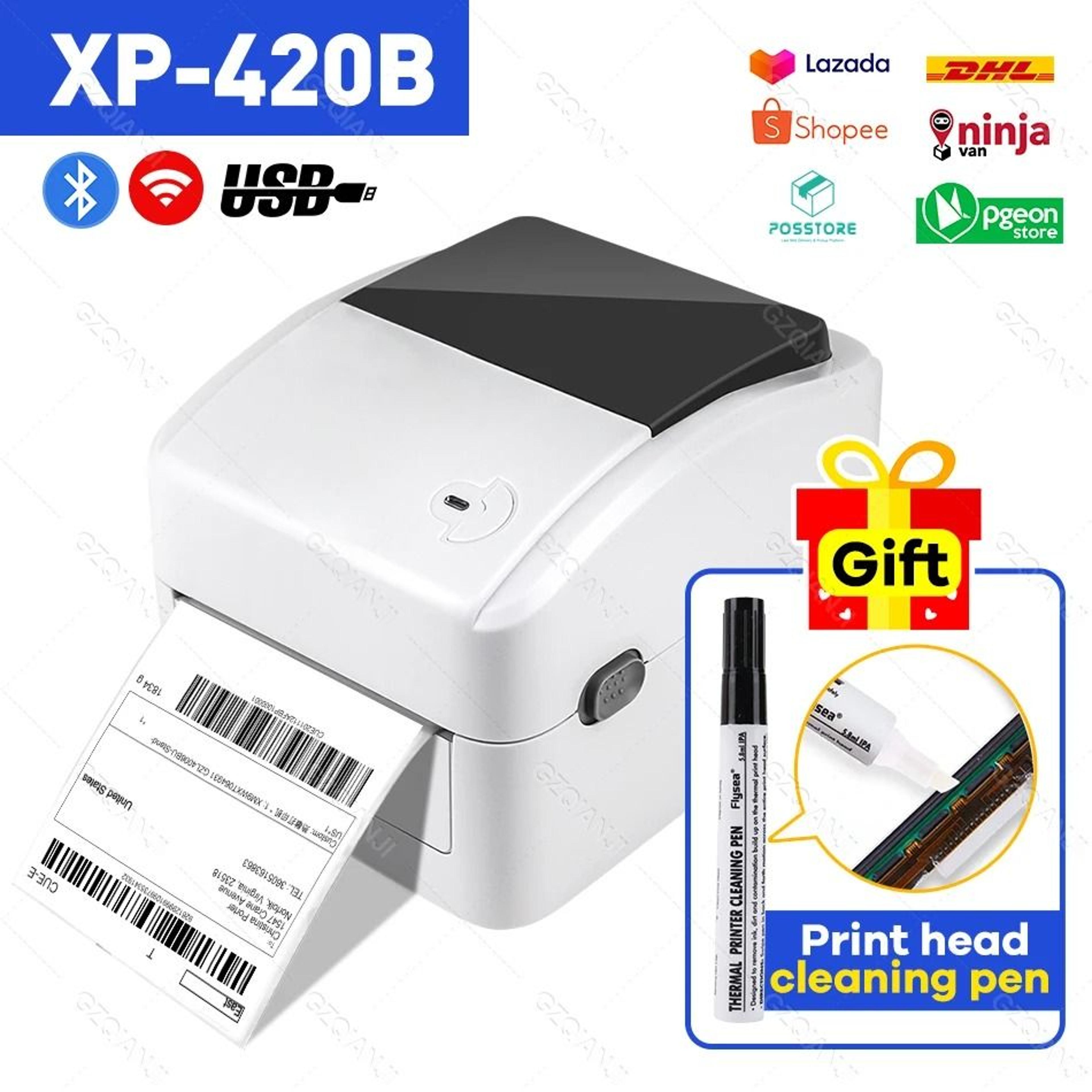 4 inch thermal shipping label printer – high speed usb wifi barcode printer