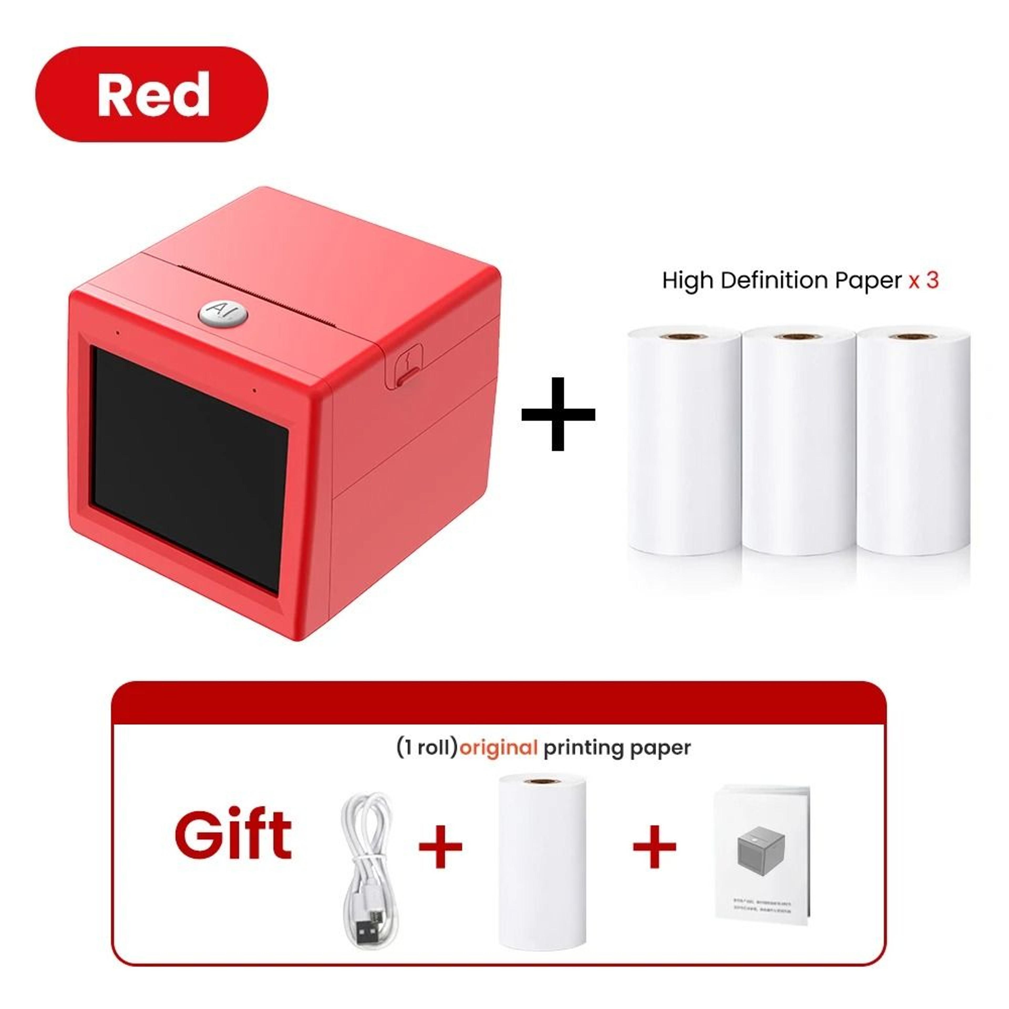 AI Voice Sticker Maker Portable WiFi Thermal Printer For Kids 9