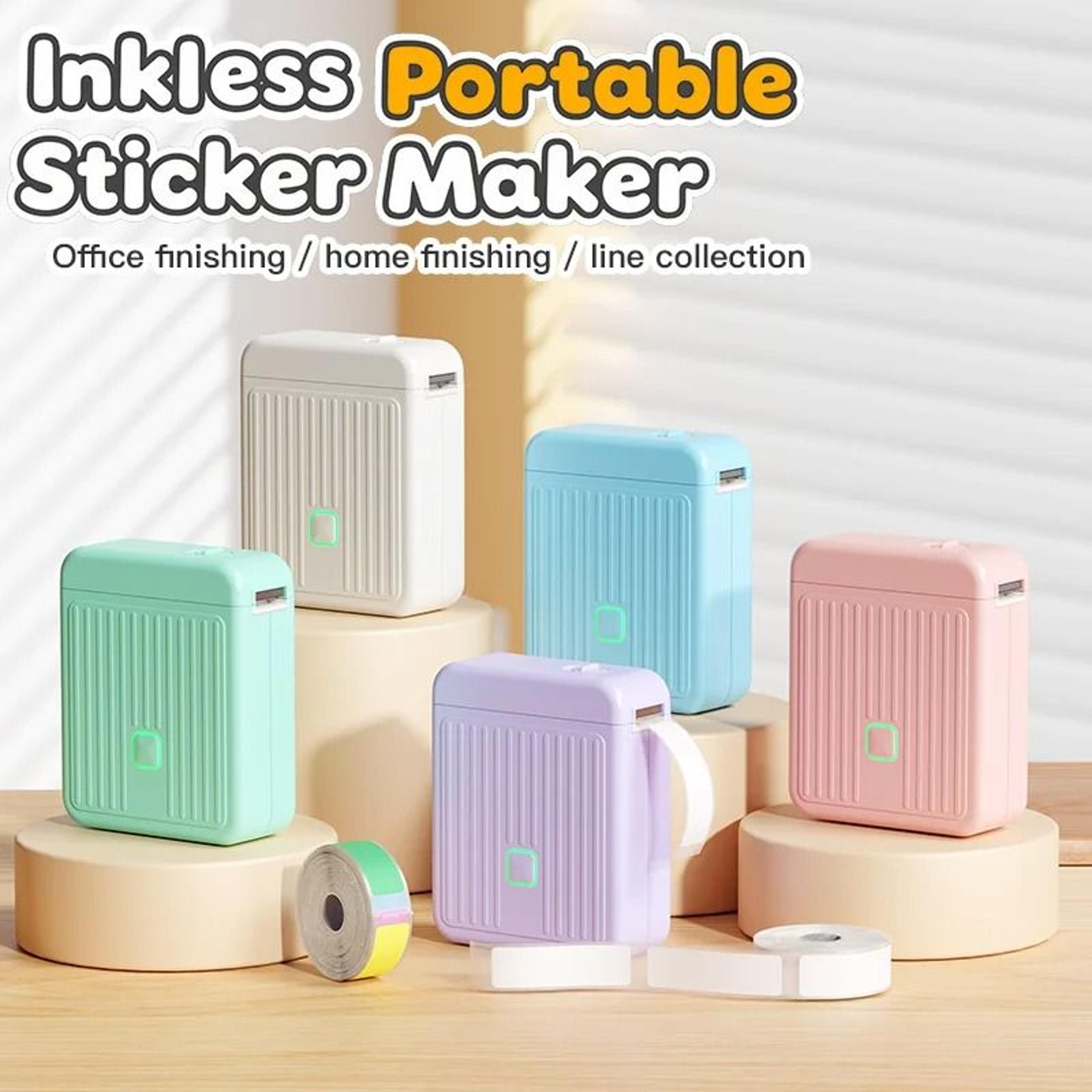 Smart Pocket Label Maker  Wireless Inkless Barcode And DIY Sticker Printer 10