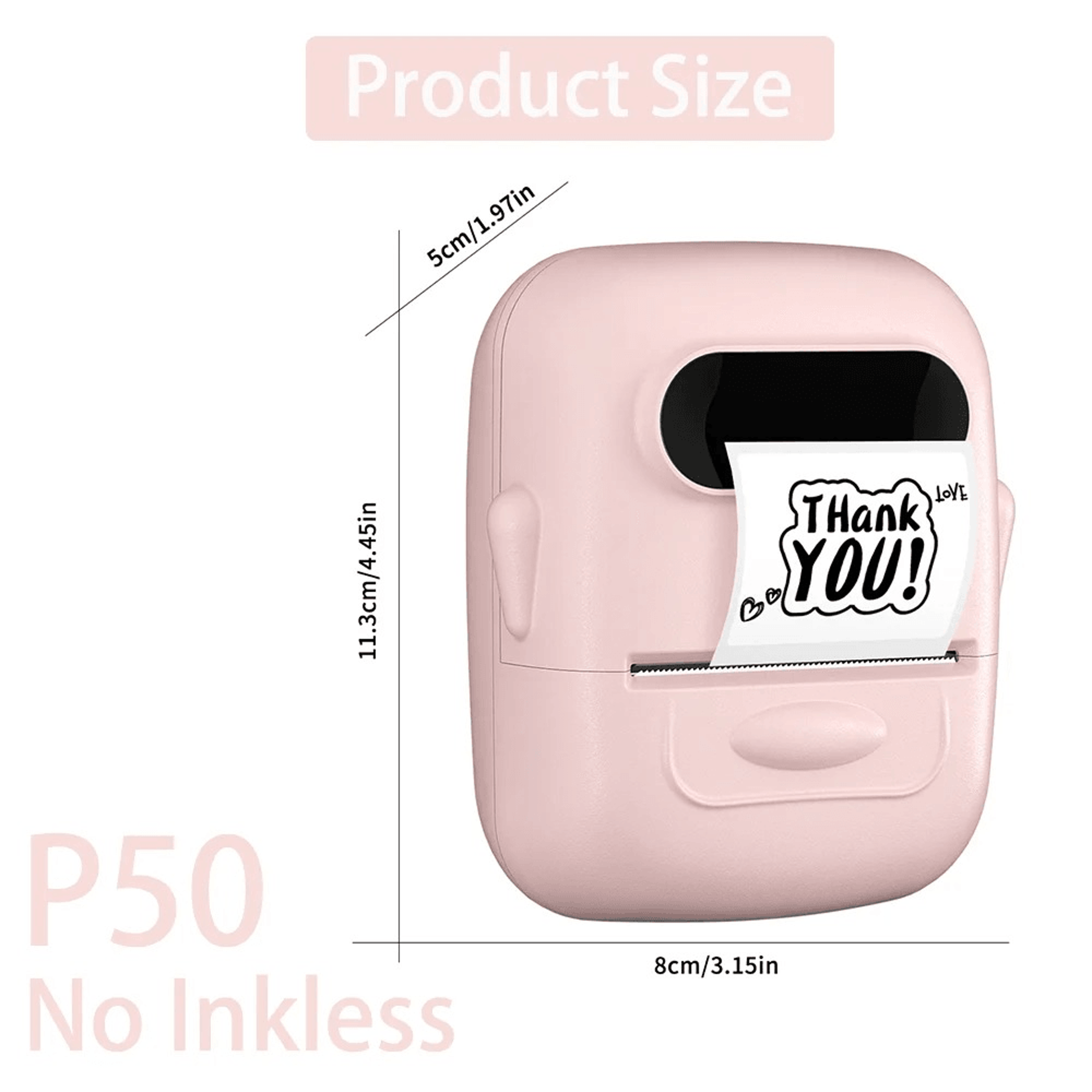 P50 Creative Label Studio  Bluetooth Thermal Sticker Printer For Custom Labels 12