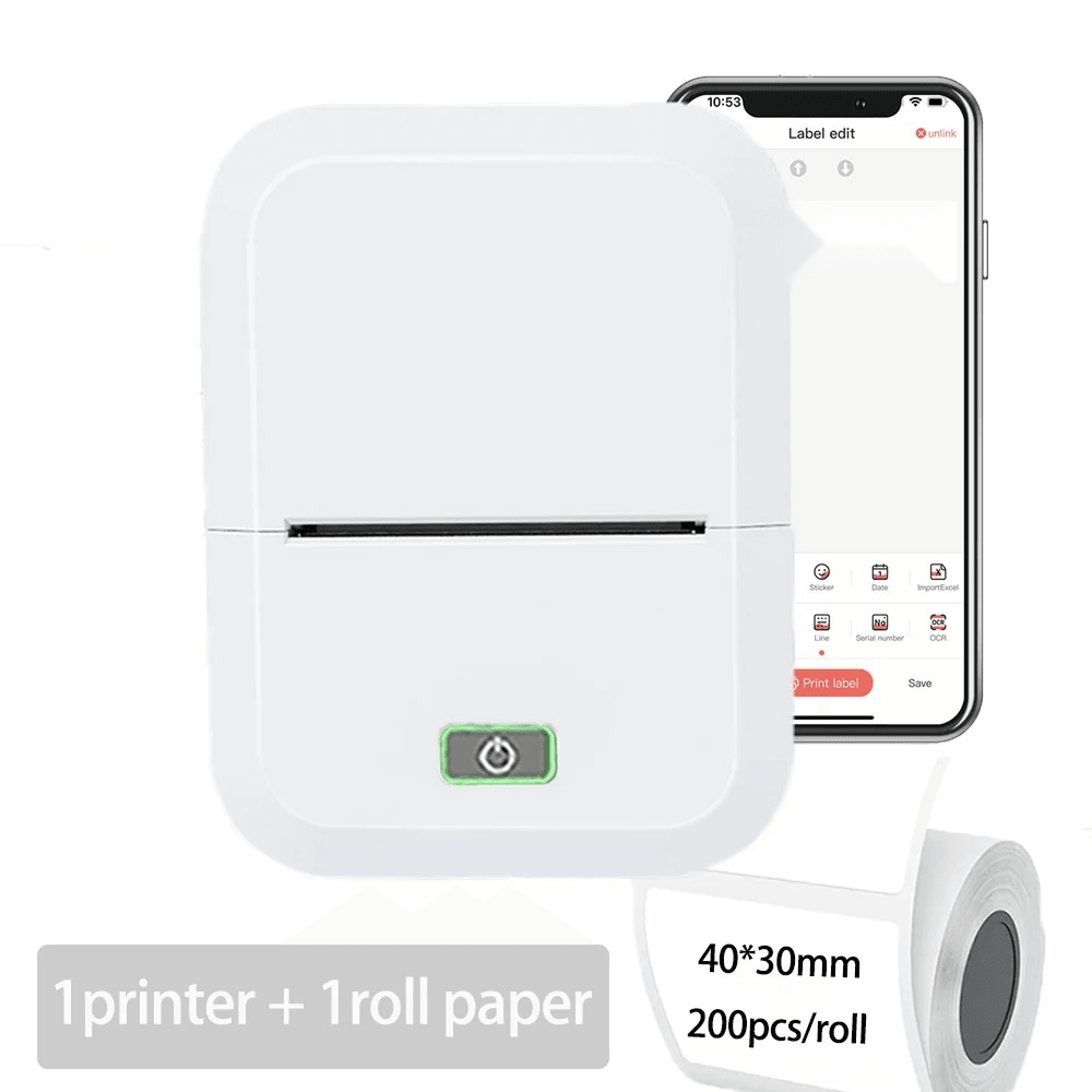 X2 LabelCraft Pro  Mini Bluetooth Thermal Printer For Creative Stickers And Organization 5