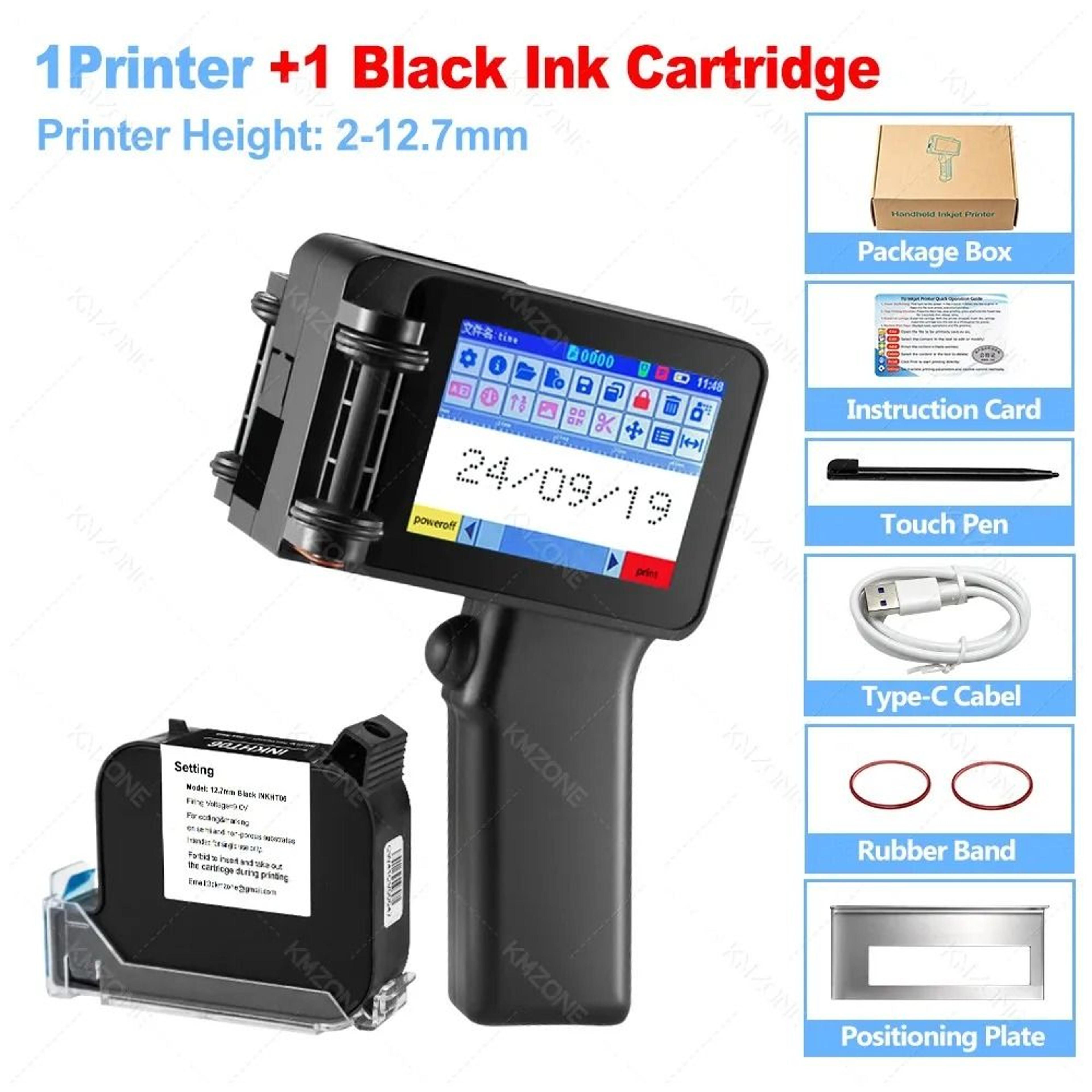 PrintPilot Mini 127mm Inkjet Coder  Handheld Barcode And Expiry Date Printer 2