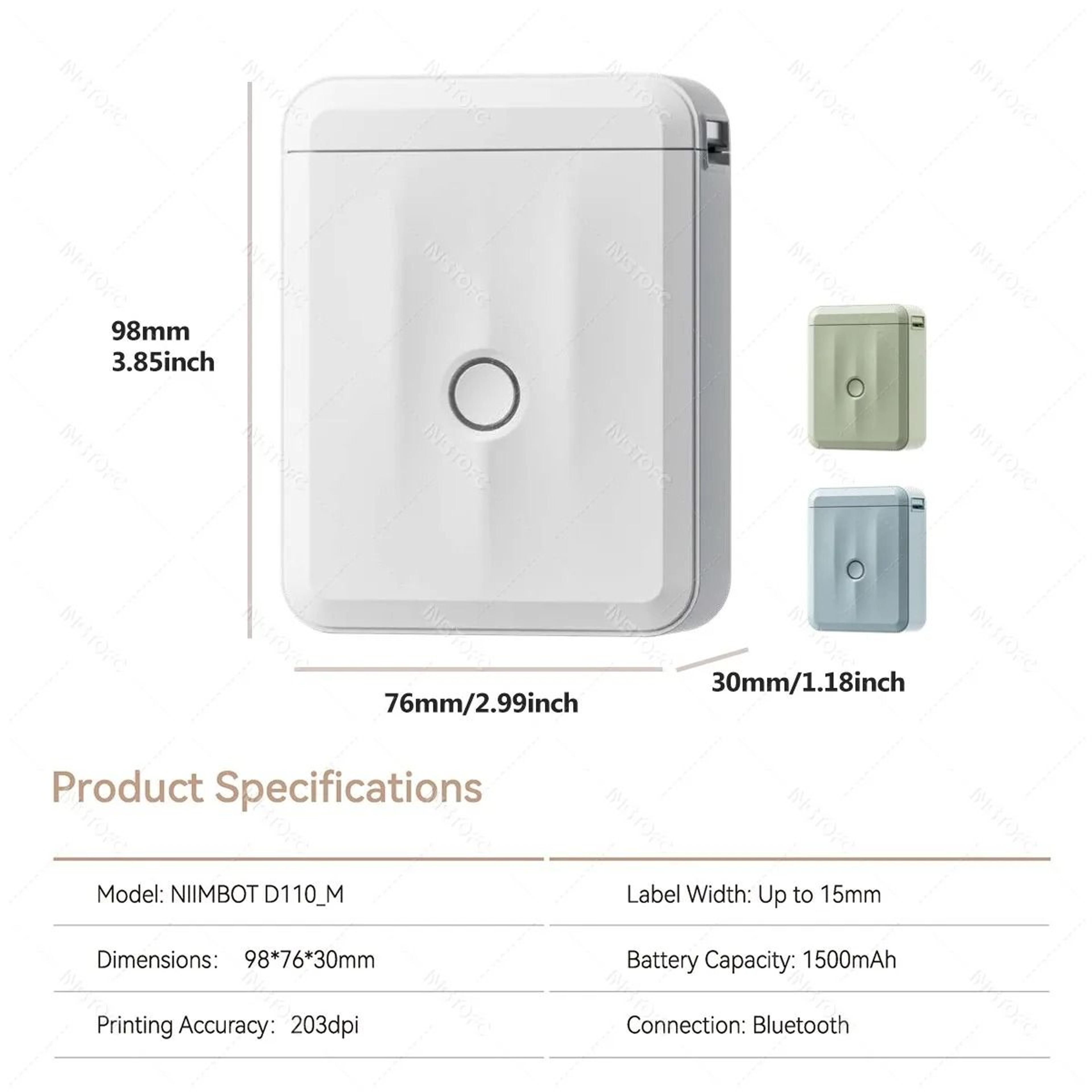 D110M LabelNest Mini  Bluetooth Thermal Label Printer For Home And Office 4