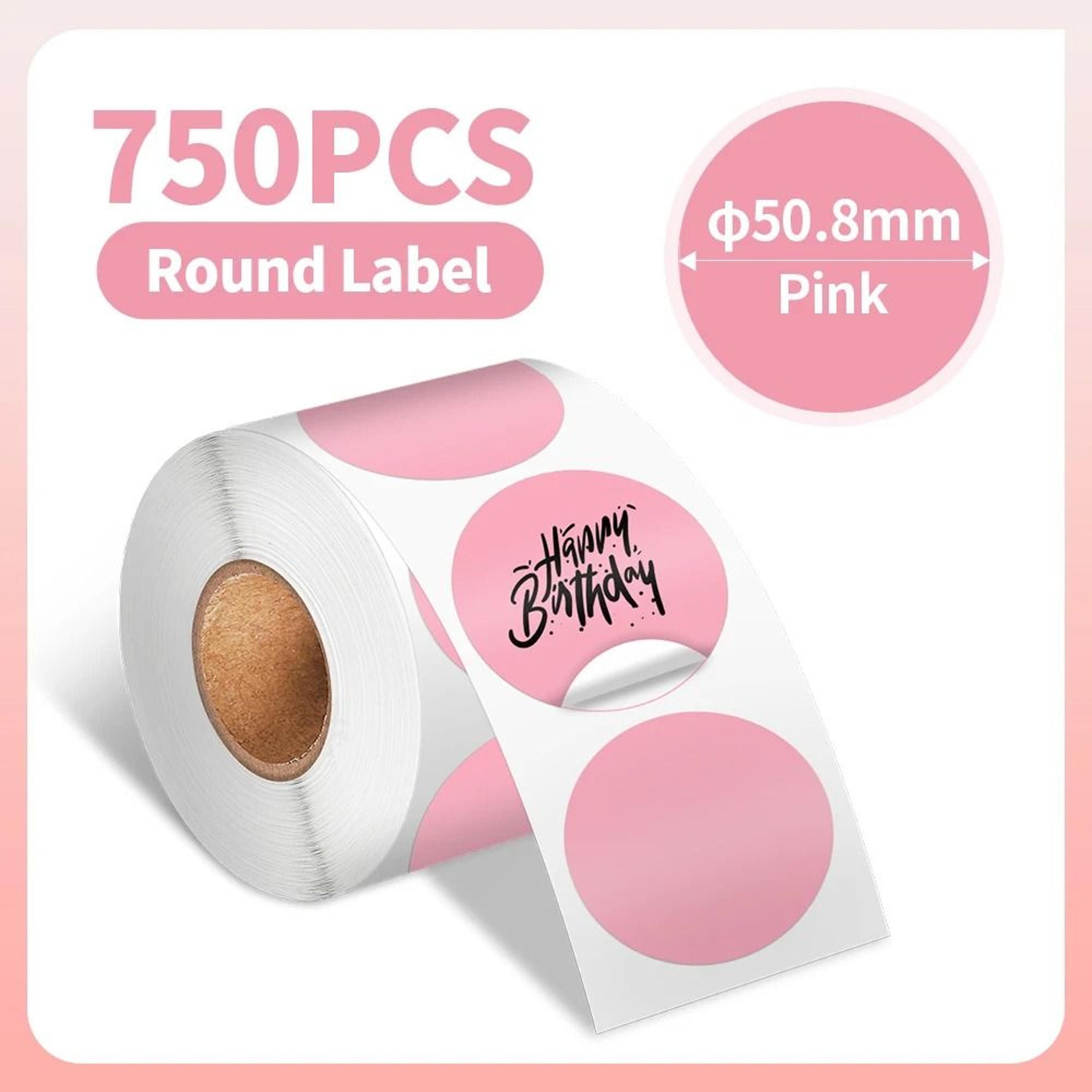CircleGlow Waterproof Thermal Labels  Round Adhesive Sticker Refills For Product Packaging 13