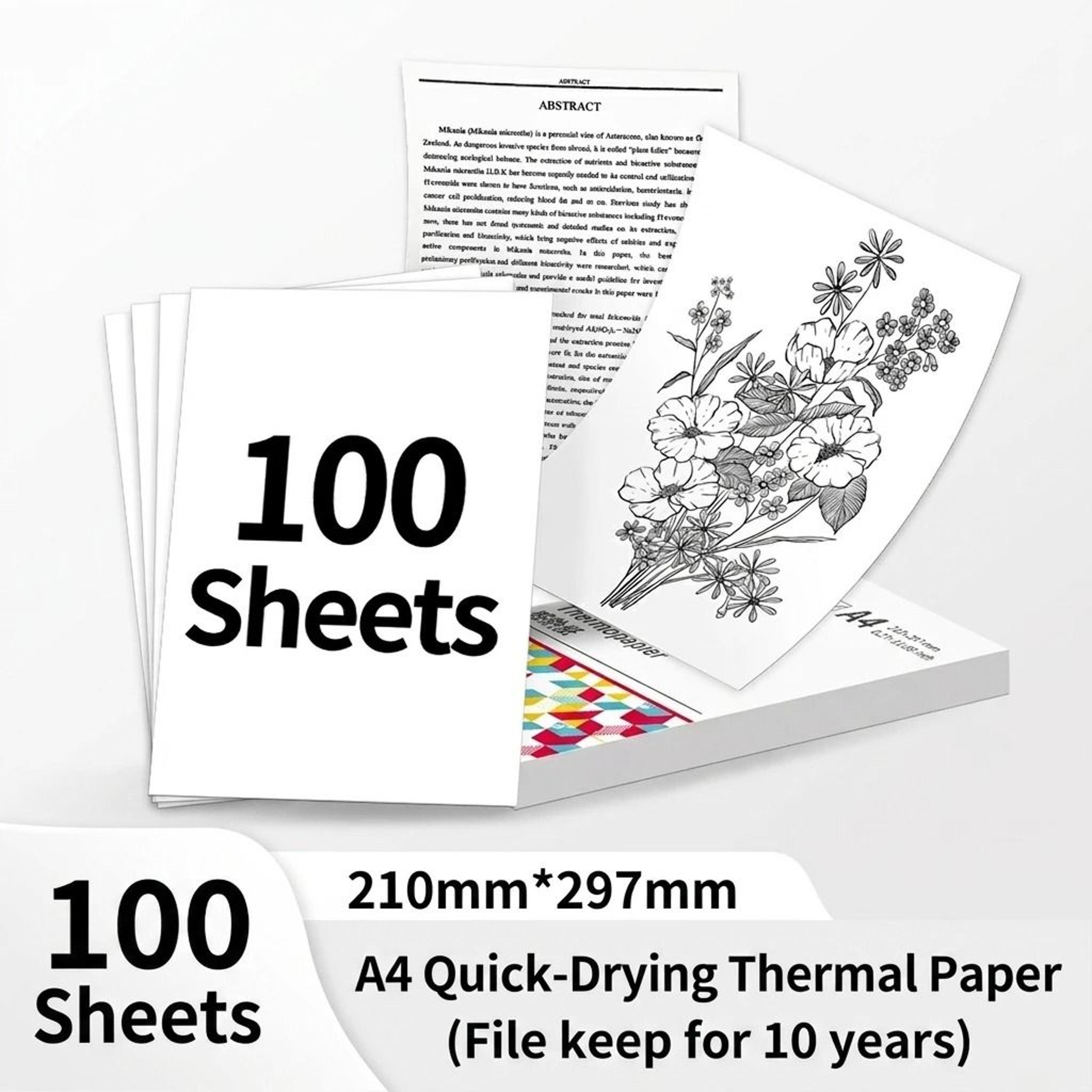 PageFresh A4 Thermal Paper  QuickDry Printer Refills In Rolls And Folded Sheets 3