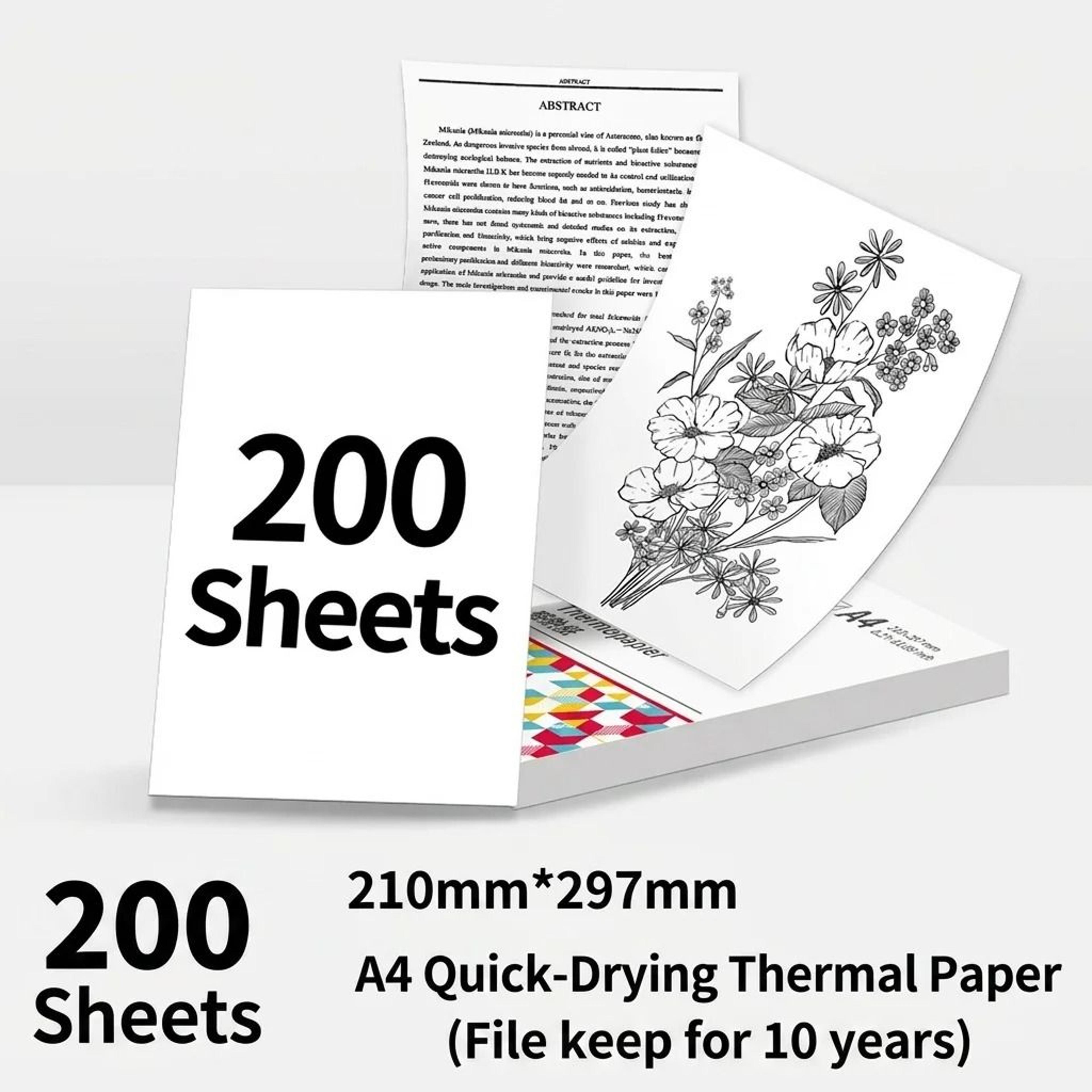 PageFresh A4 Thermal Paper  QuickDry Printer Refills In Rolls And Folded Sheets 4