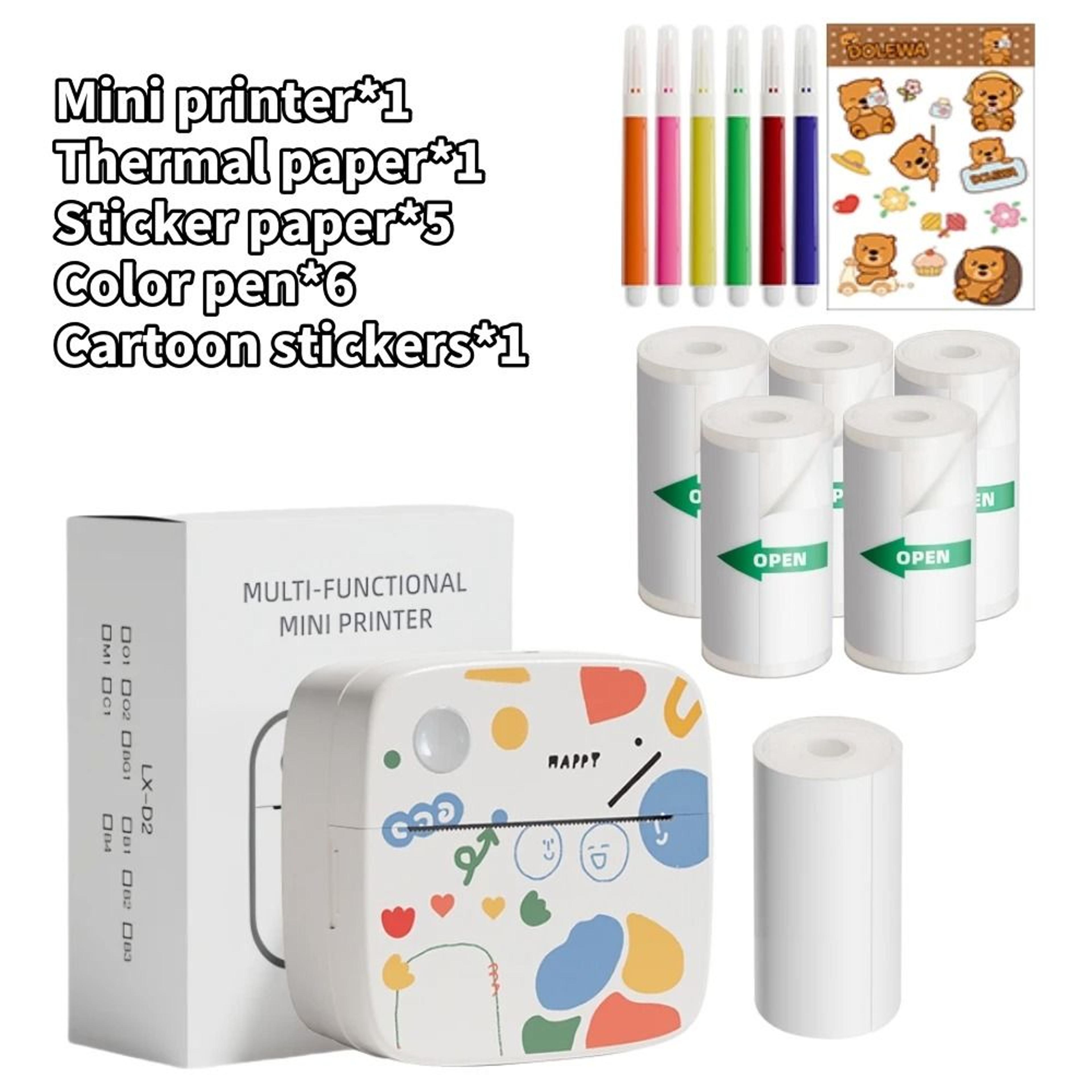 Mini Printer  Bluetooth Photo And DIY Sticker Maker 2