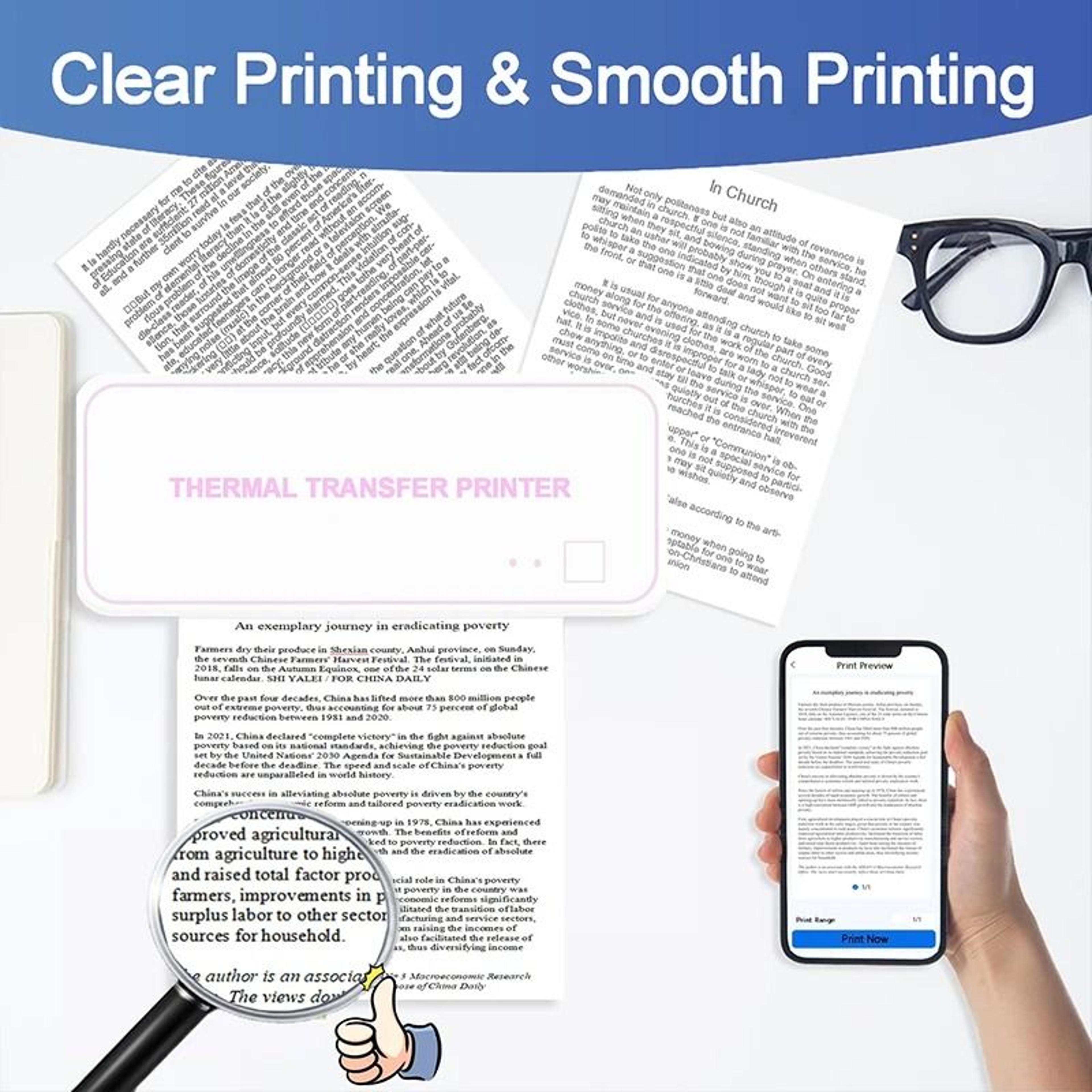 PageBright A4 Thermal Paper  QuickDry Inkless Printer Refills In 2 6 Or 10 Rolls 7