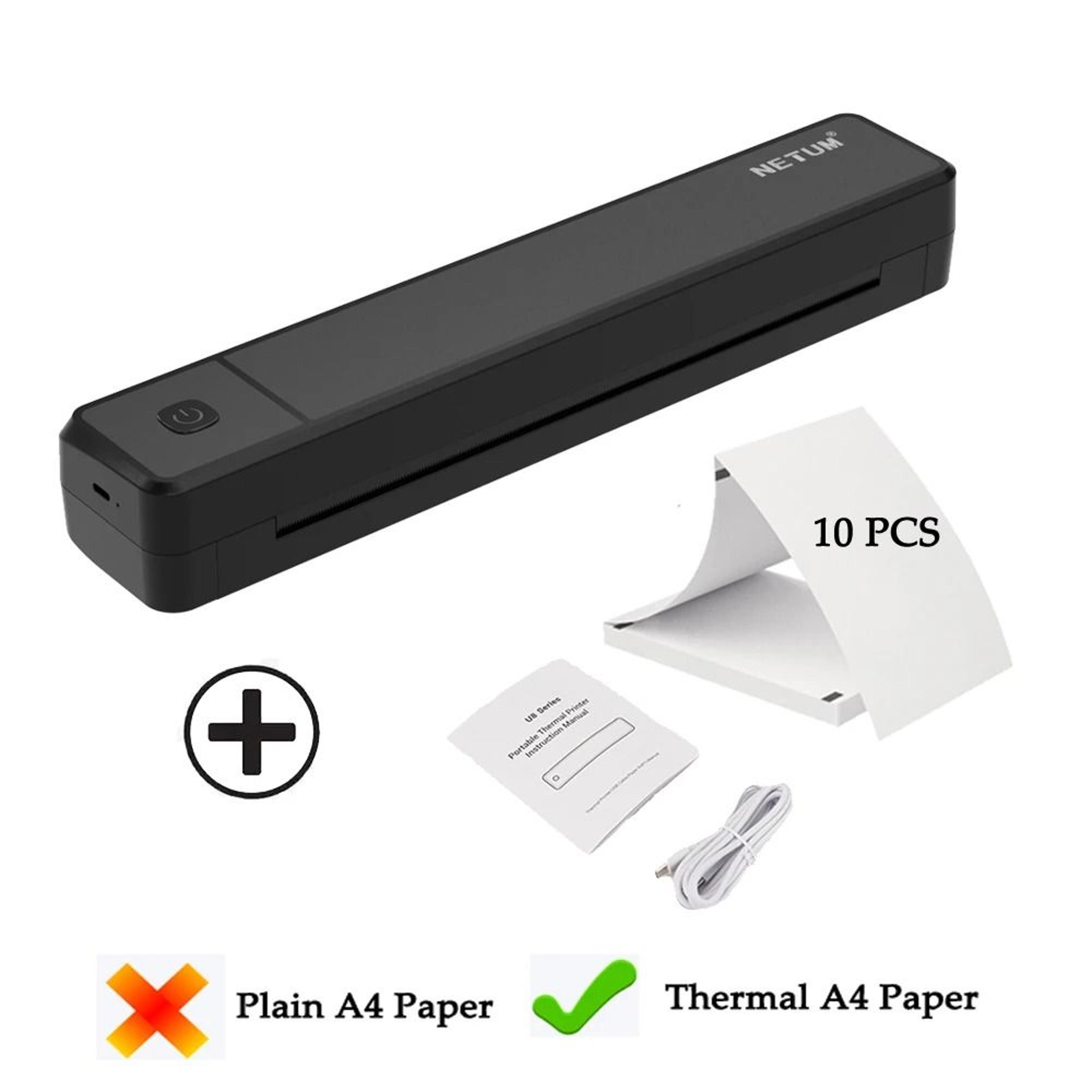 FlexiPage Portable A4 Printer  Wireless Bluetooth Inkless Document Printer 1