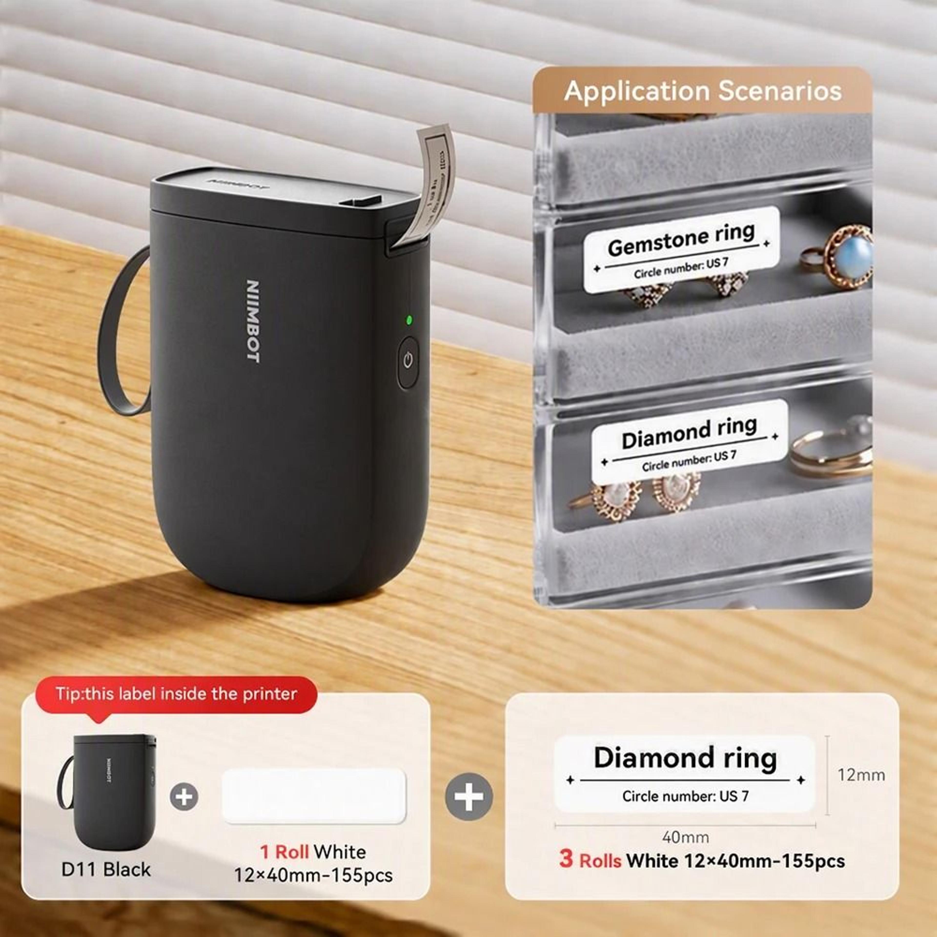 Mini Portable Bluetooth Thermal Label Printer For Home And Office 5
