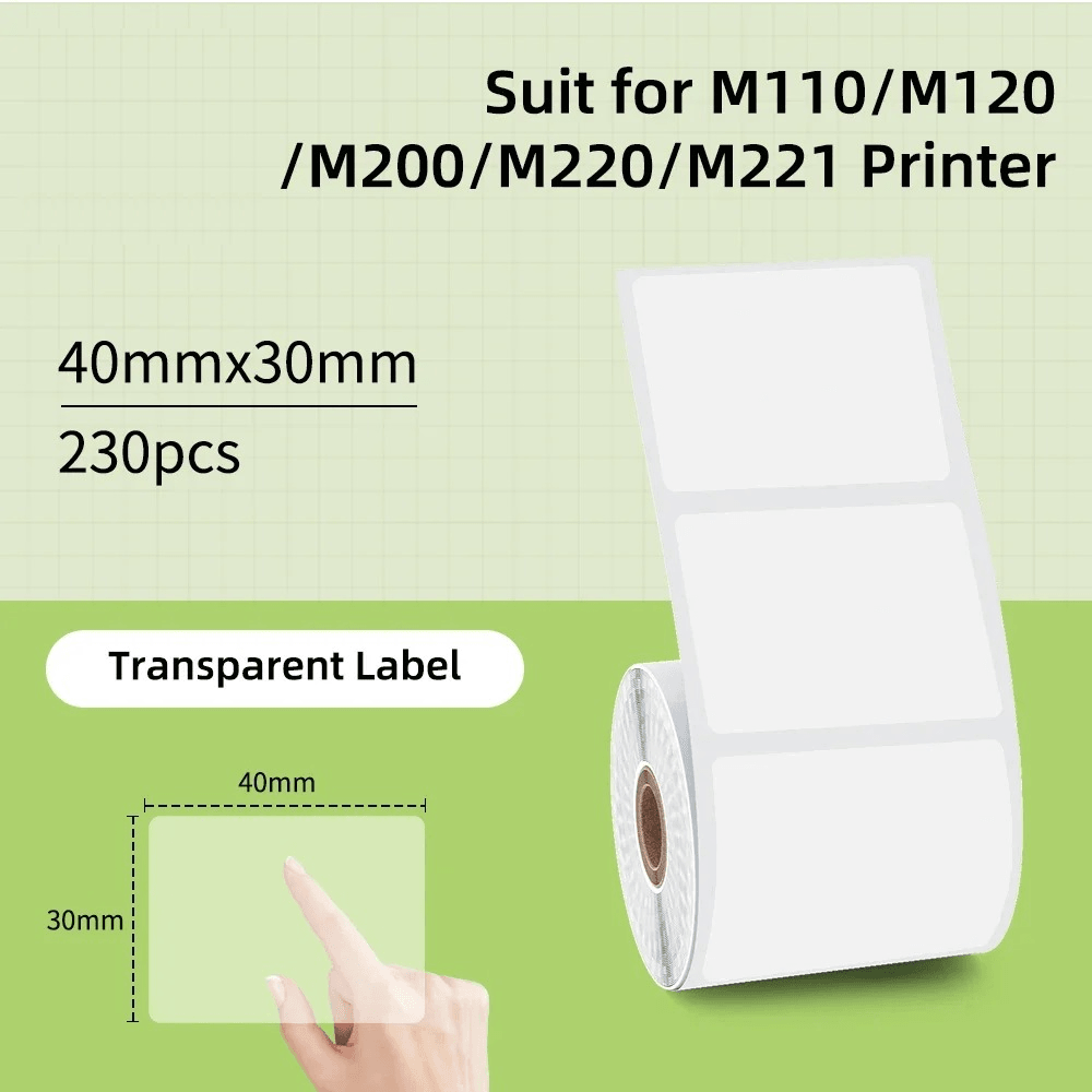 Self Adhesive Thermal Label Stickers For Portable Label Printers 7