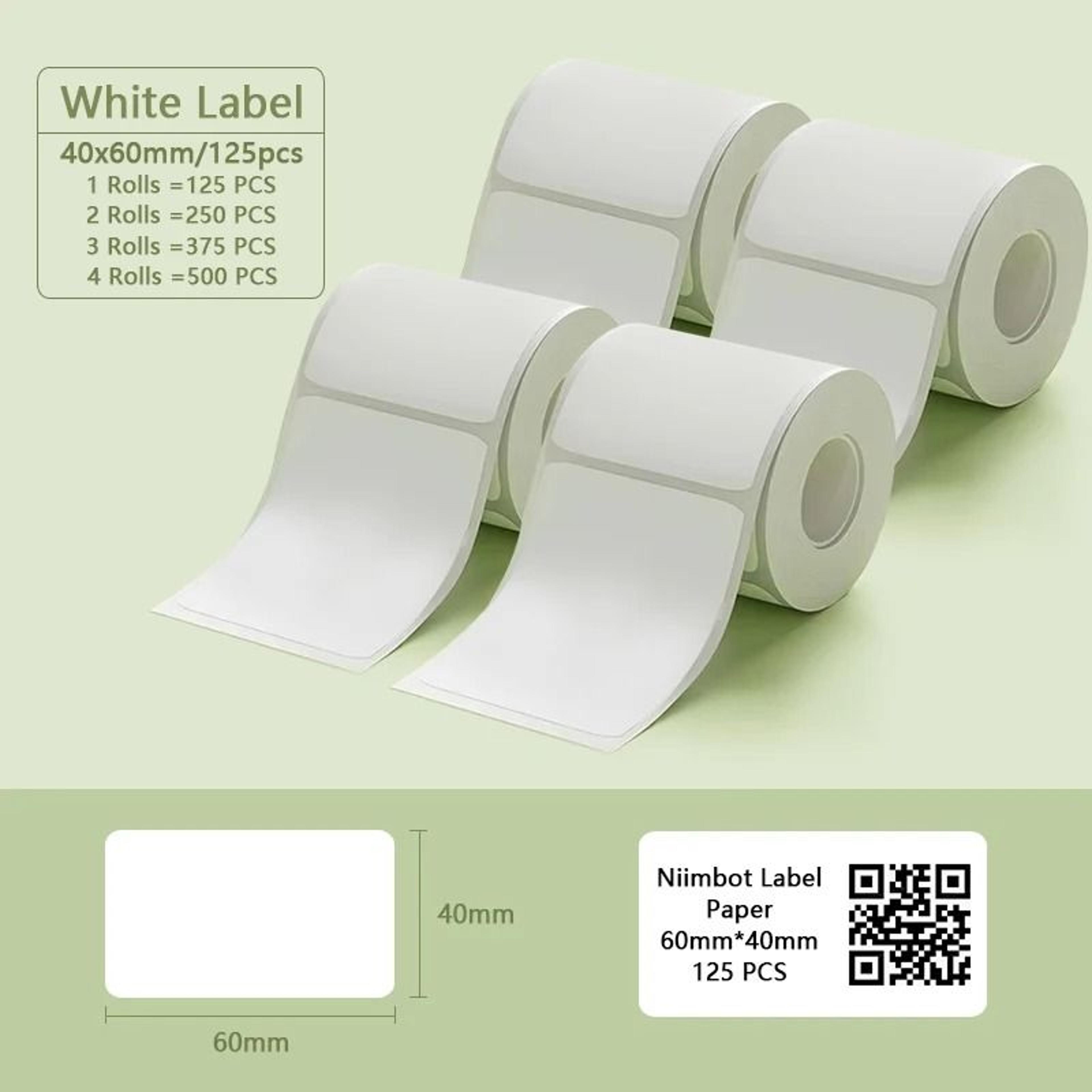 Waterproof Self Adhesive Thermal Label Sticker Rolls For Home And Business 10
