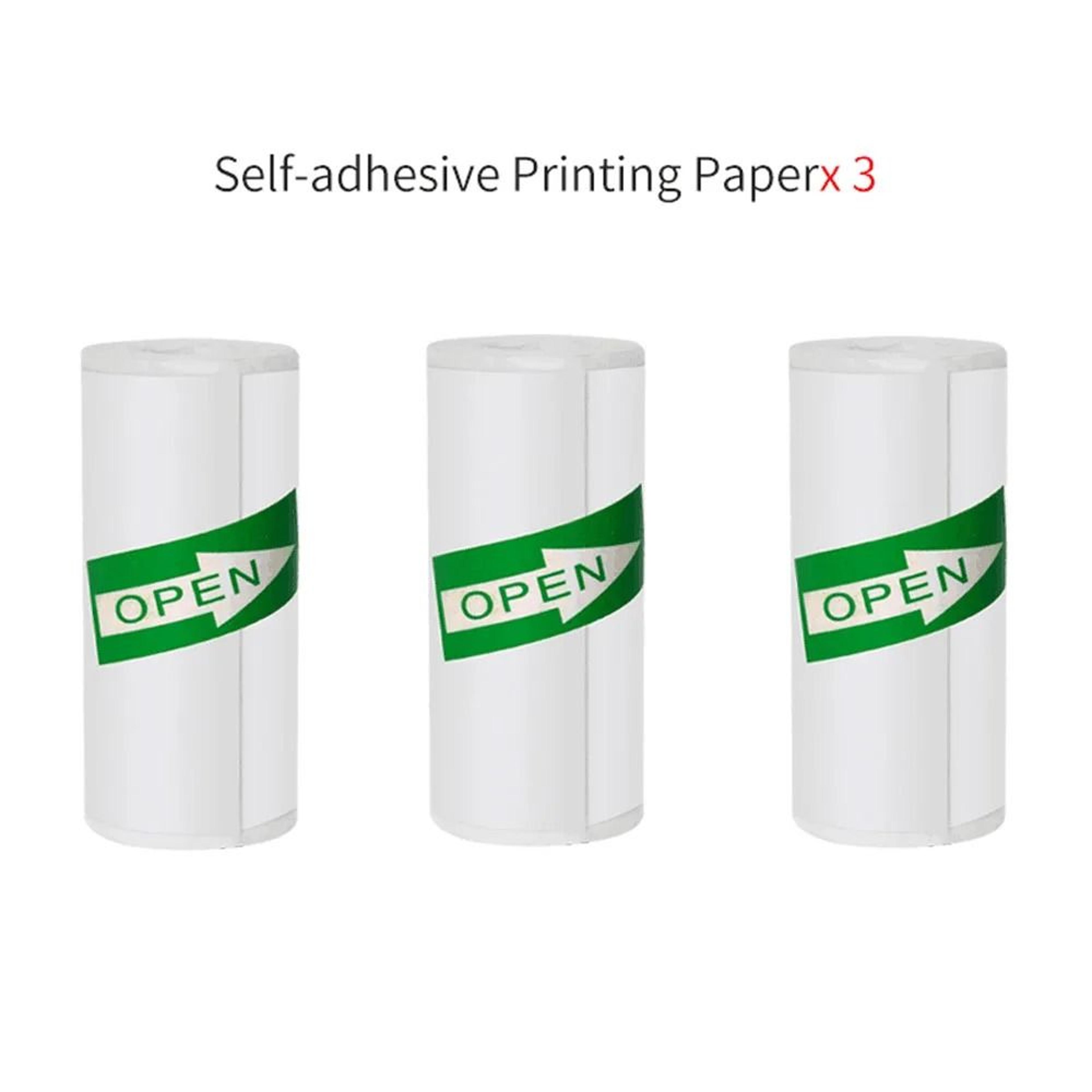 57x25mm Self Adhesive Thermal Sticker Paper Rolls For Mini Photo Printers 3