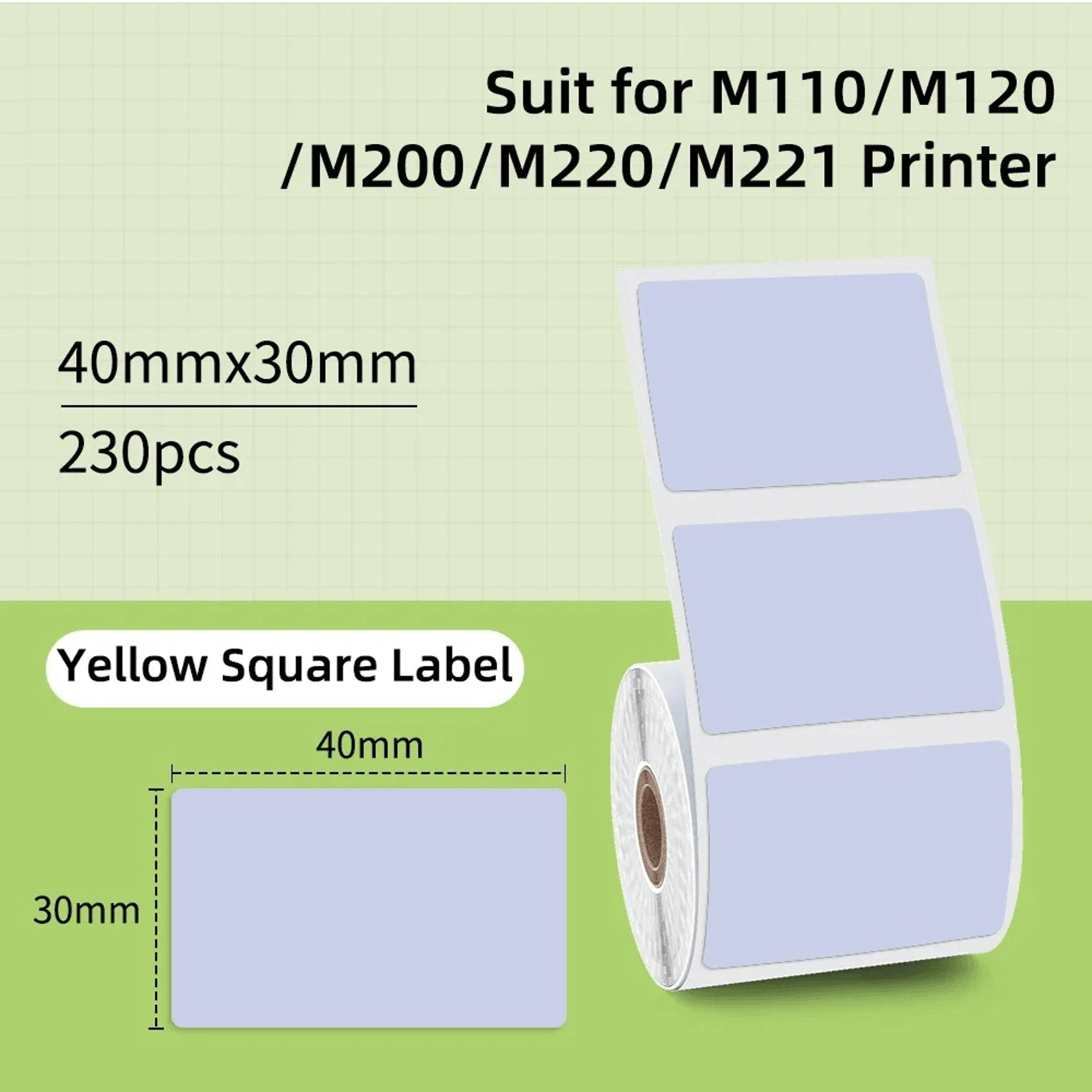 Waterproof White Thermal Label Stickers For Home And Business Organization 5