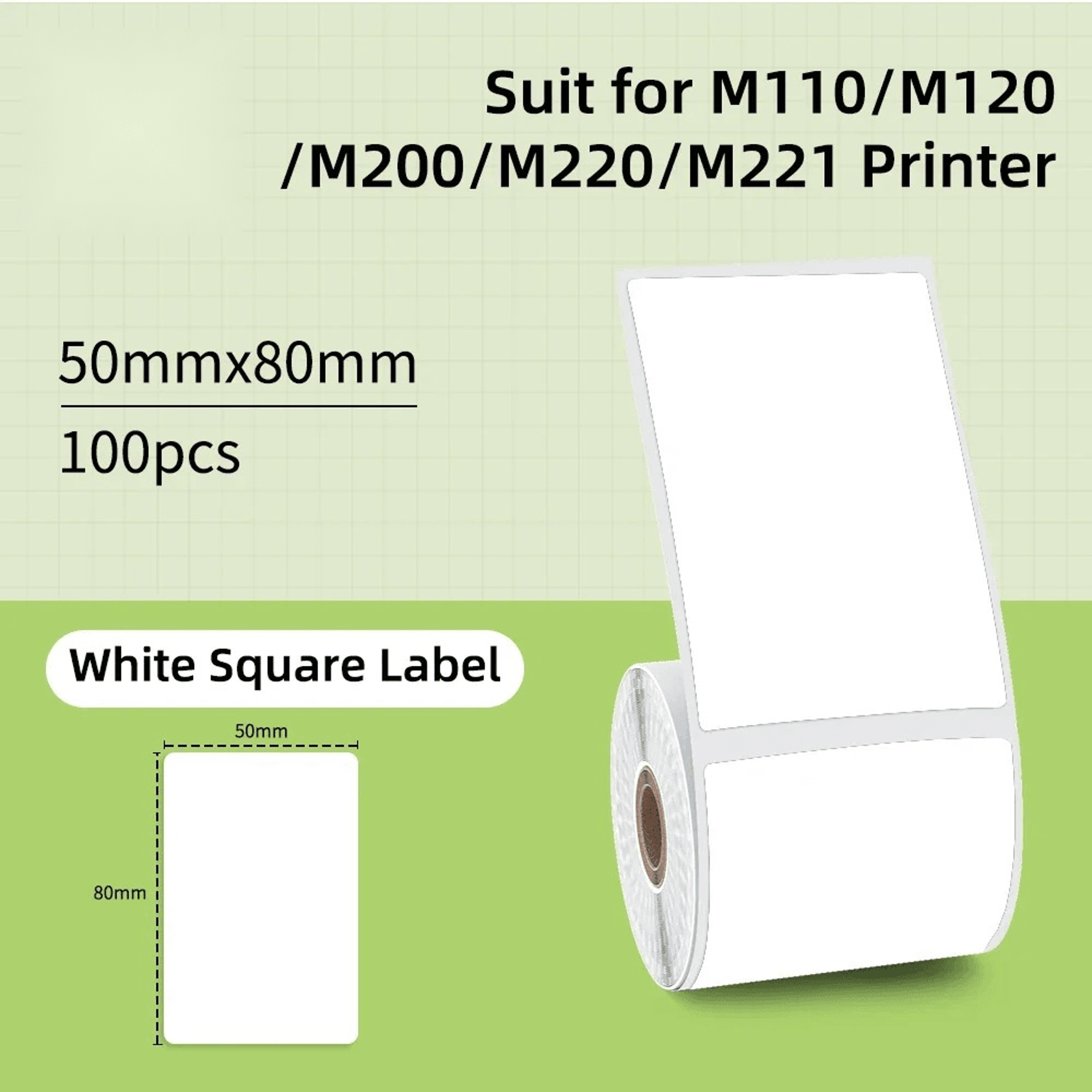 Waterproof White Thermal Label Stickers For Home And Business Organization 27