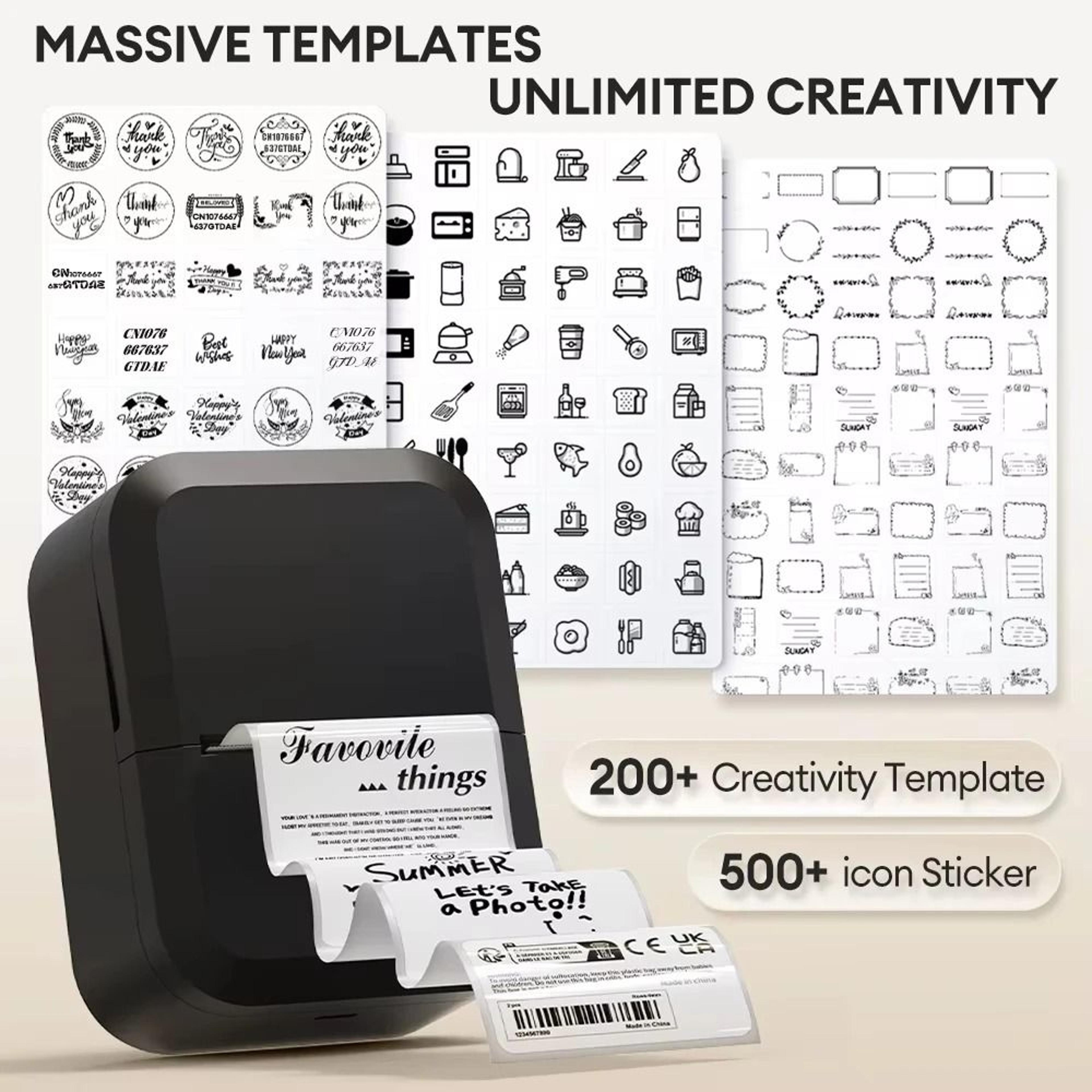 Portable Bluetooth Thermal Label Printer For Easy Home And Office Organization 11