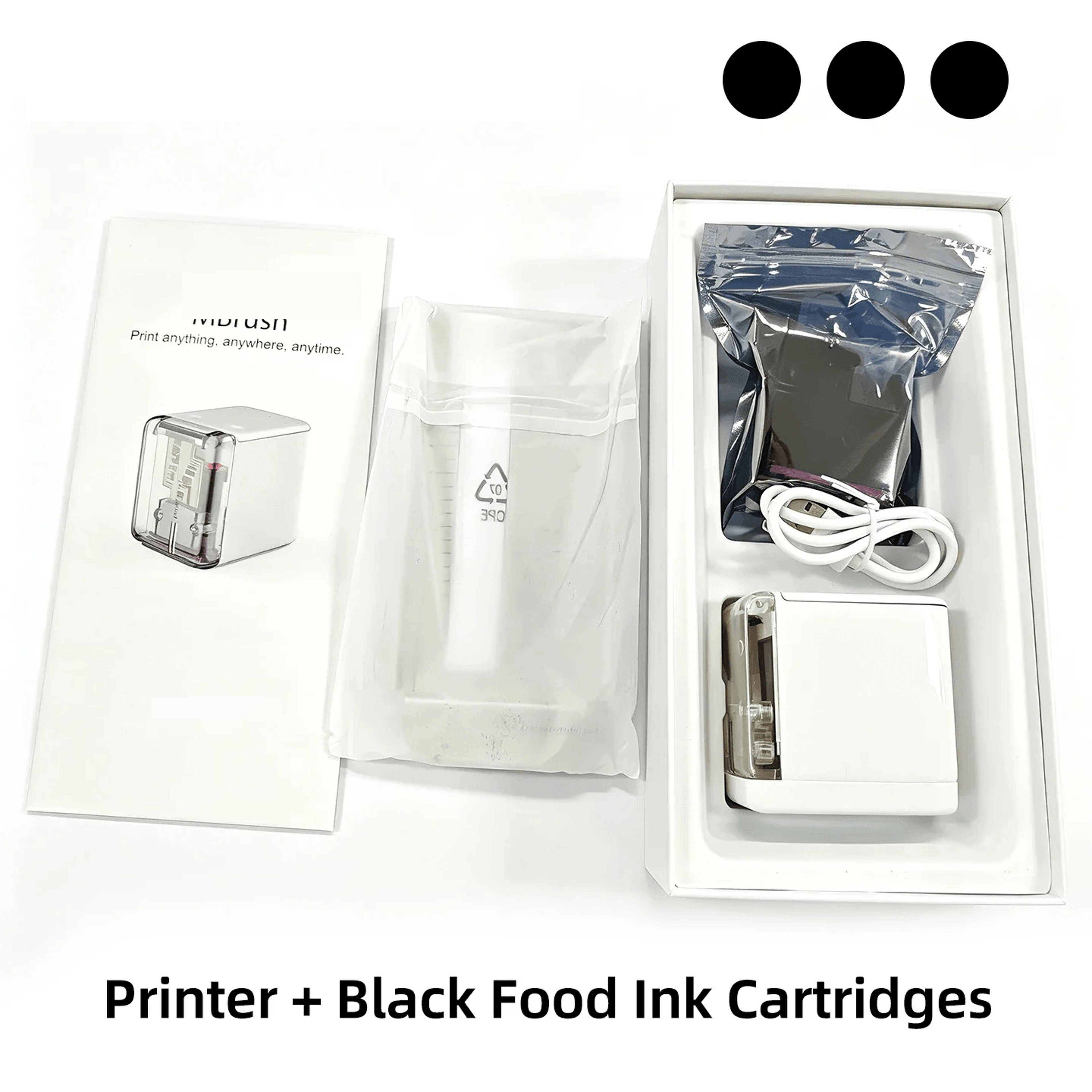 Mini Handheld Color Food Printer For Coffee Art And Creative Designs 1