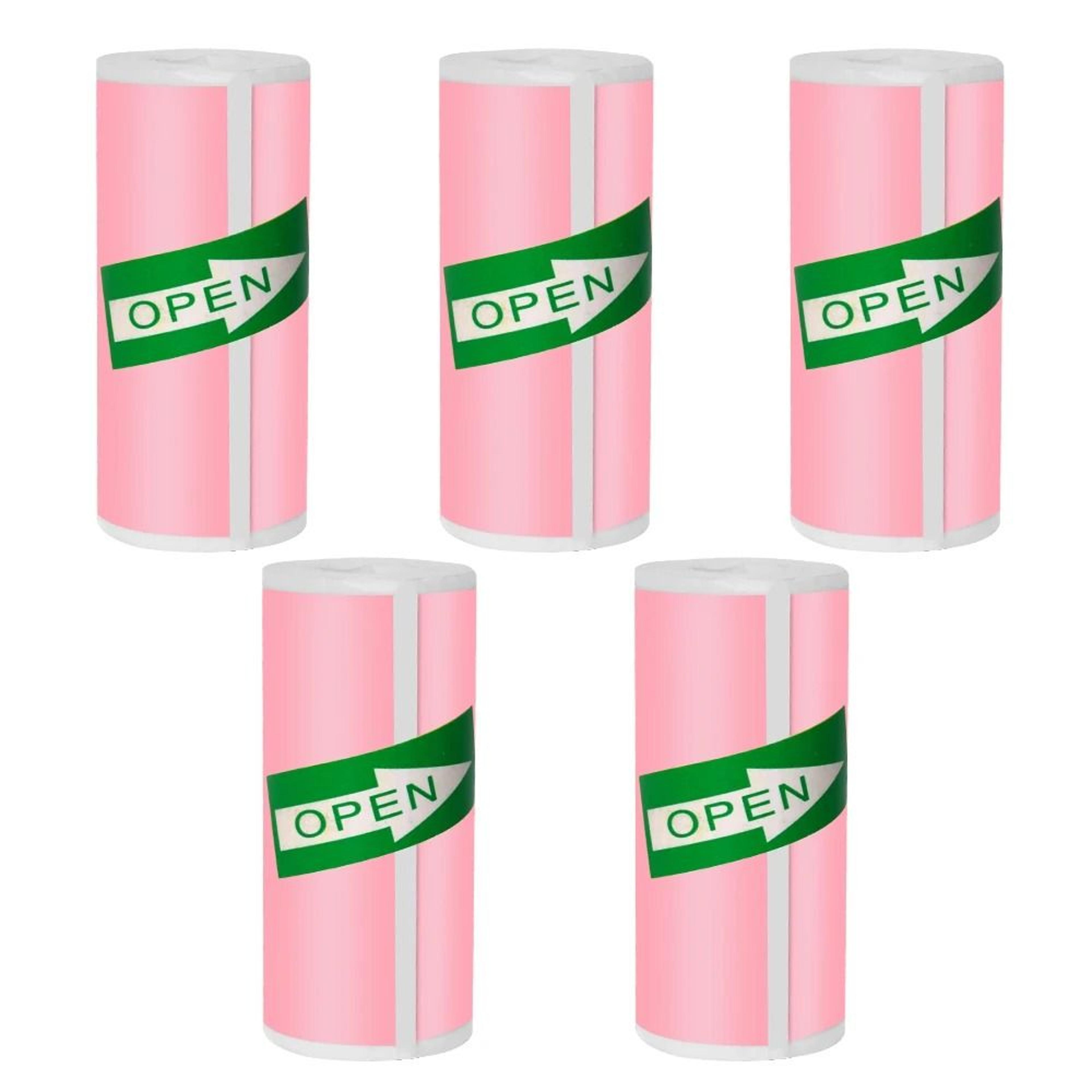 57x25mm Colorful Self Adhesive Thermal Sticker Paper For Mini Printers 8